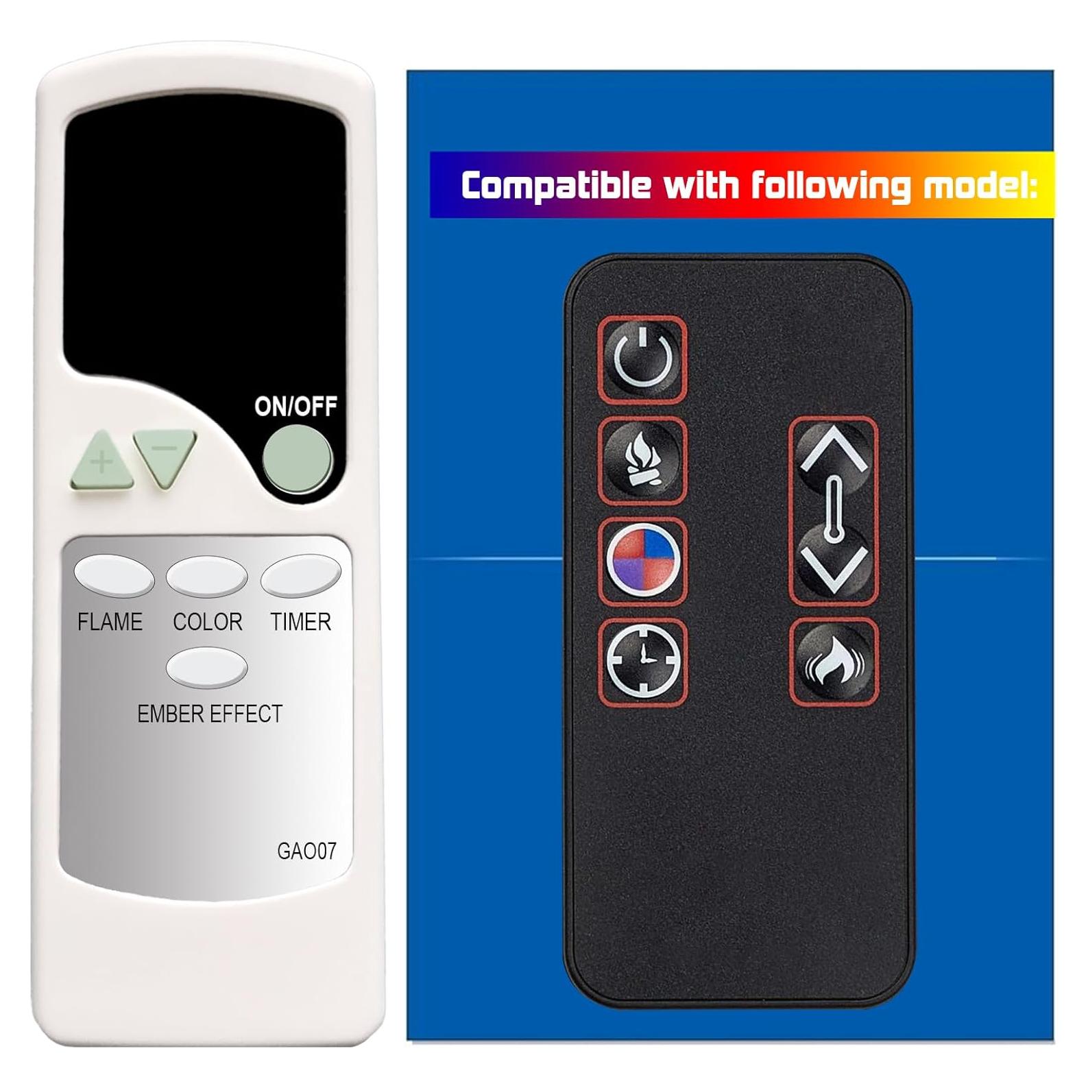 Control Remoto Real Flame 8080E para Chimenea Eléctrica