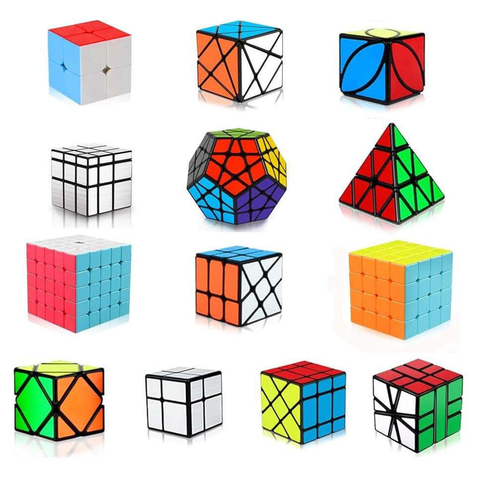 Conjunto de Cubos de Velocidad 13 Piezas Yongjun para Niños y Adultos
