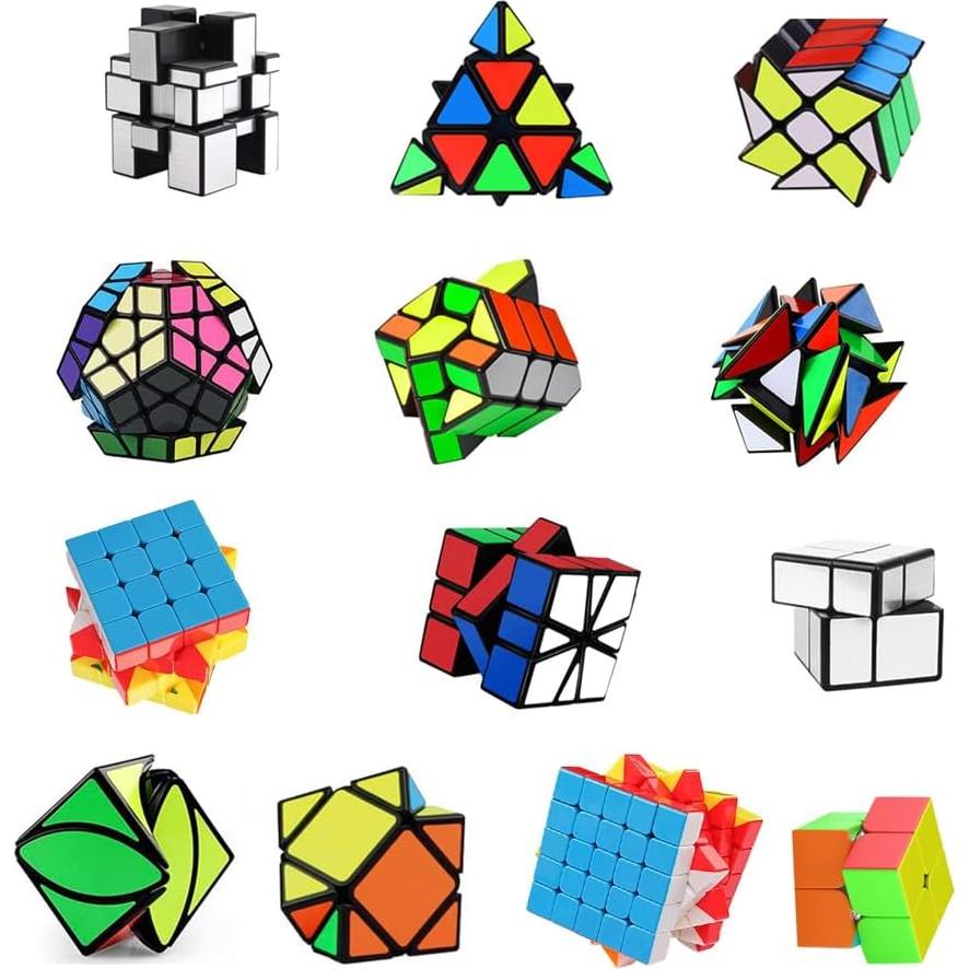 Conjunto de Cubos de Velocidad 13 Piezas Yongjun para Niños y Adultos