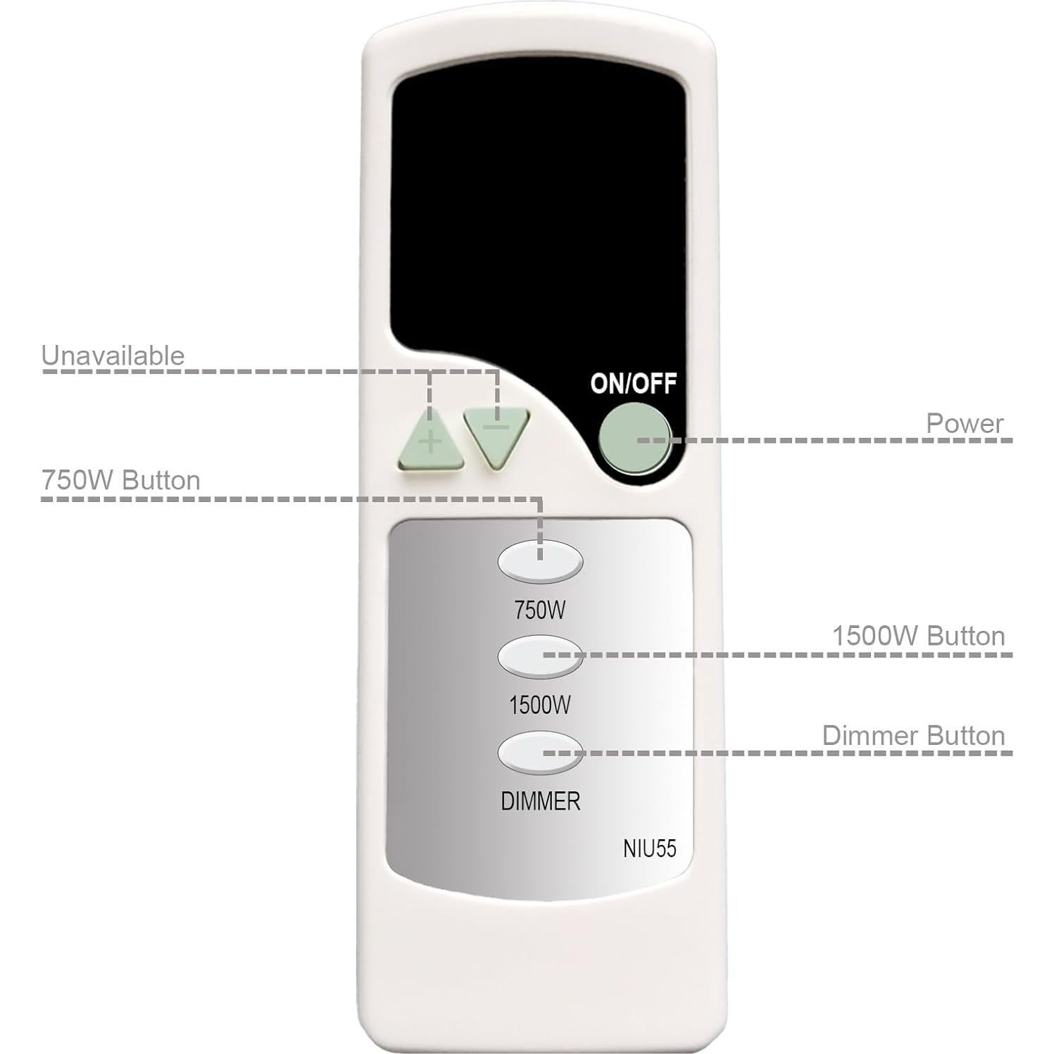 Control Remoto Reemplazo Chimenea Eléctrica Northwest EF451S