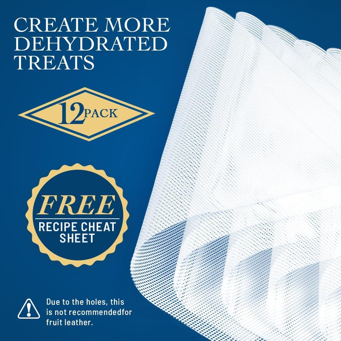 Hojas de Deshidratador Lova 12 Piezas 35.5x35.5cm Silicona