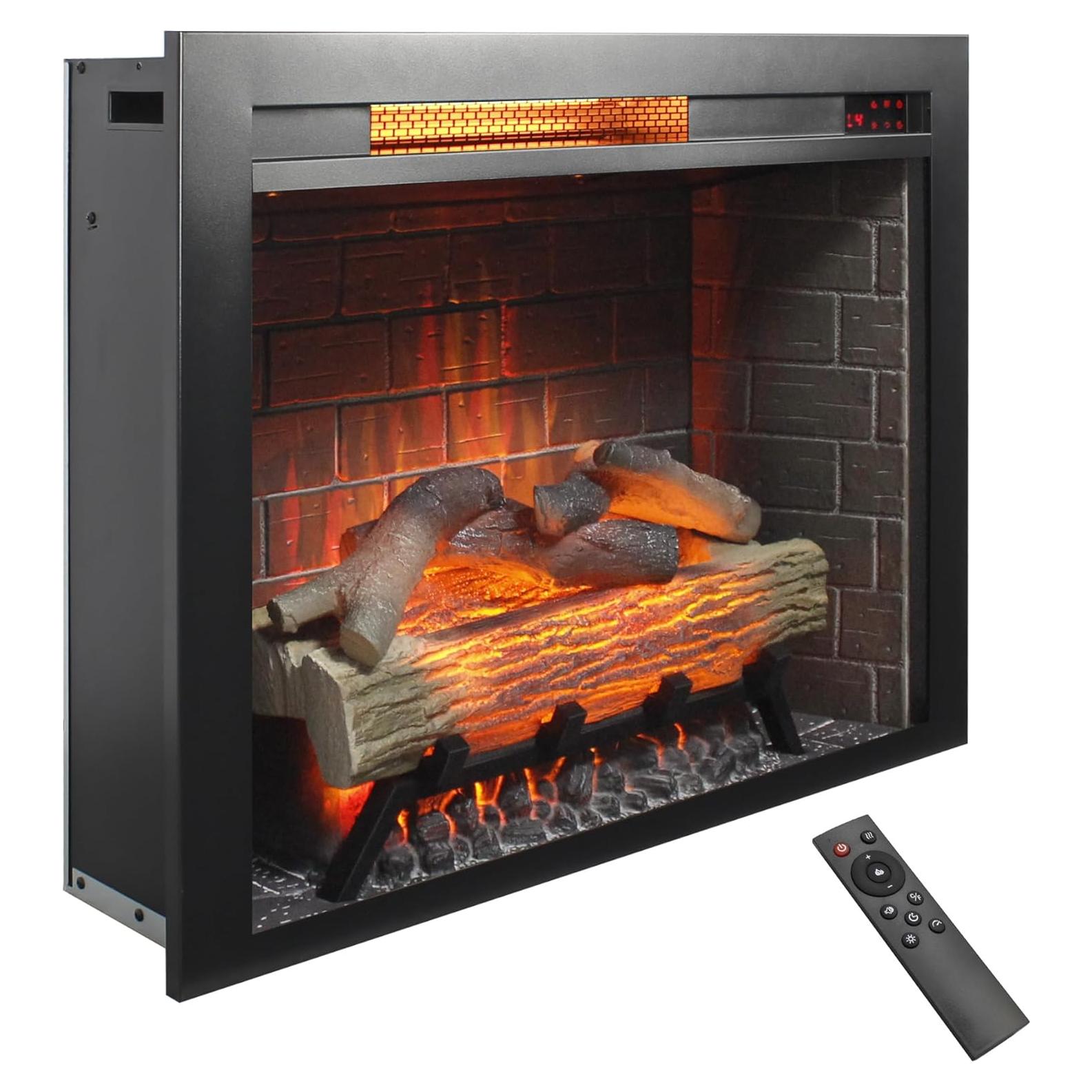 Chimenea Eléctrica Genérico 70 cm Infrarroja con Panel Táctil