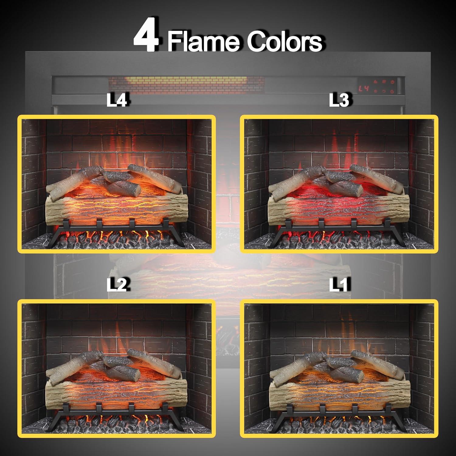 Chimenea Eléctrica Genérico 70 cm Infrarroja con Panel Táctil