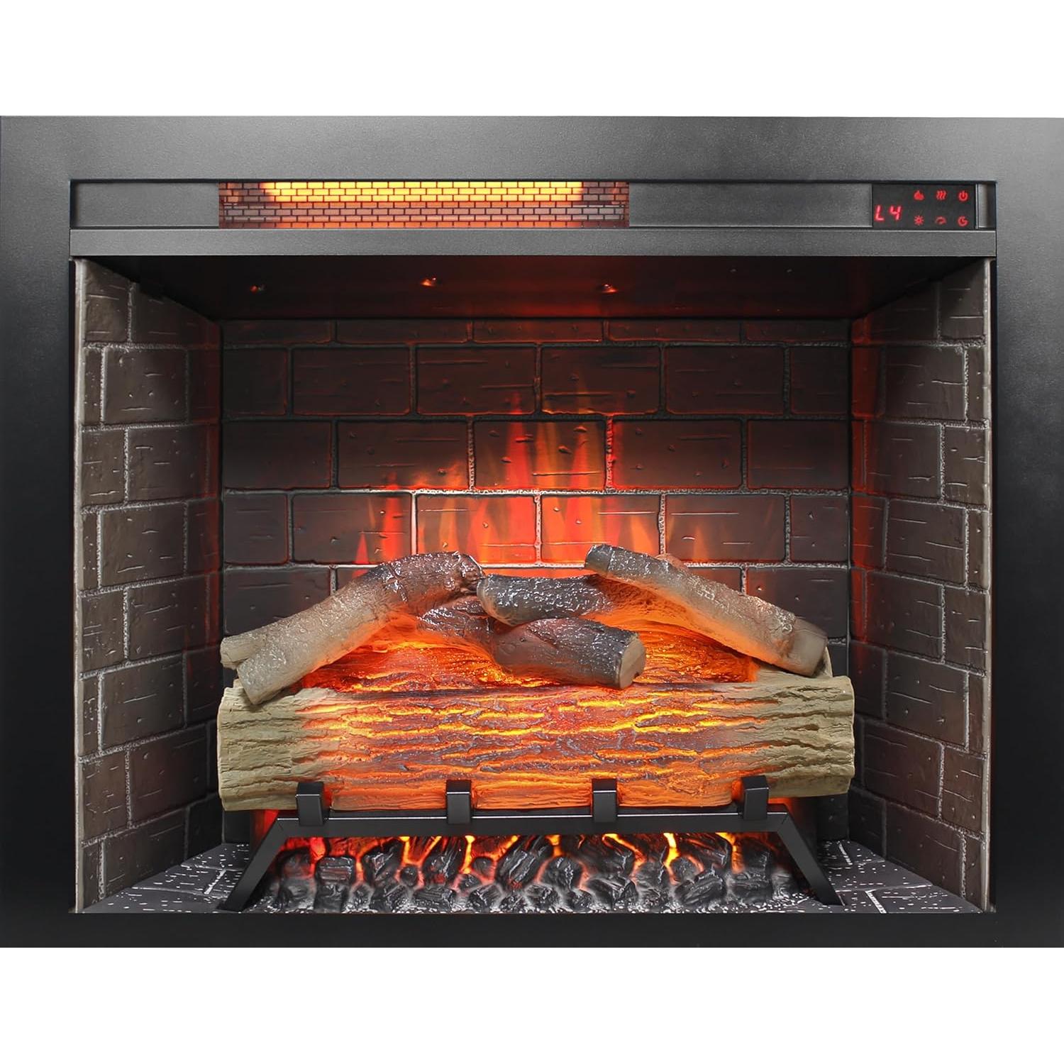 Chimenea Eléctrica Genérico 70 cm Infrarroja con Panel Táctil