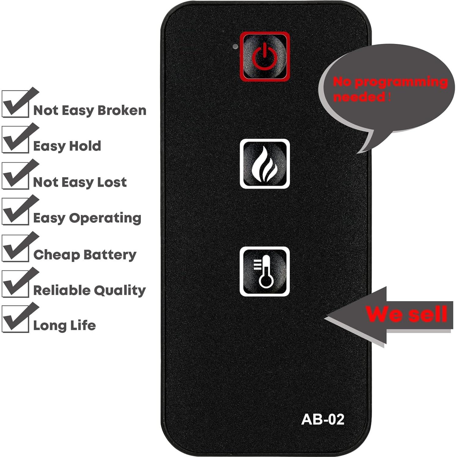 Control Remoto Chimenea Whalen SF103-23D Sin Programación