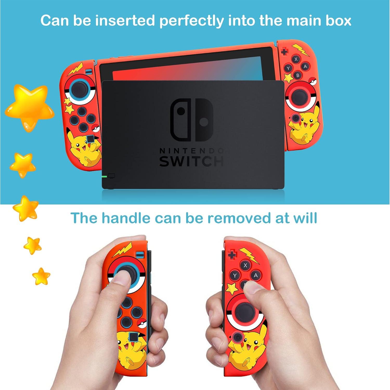 Funda Protectora Xcitifun para Nintendo Switch - Rojo Kawaii