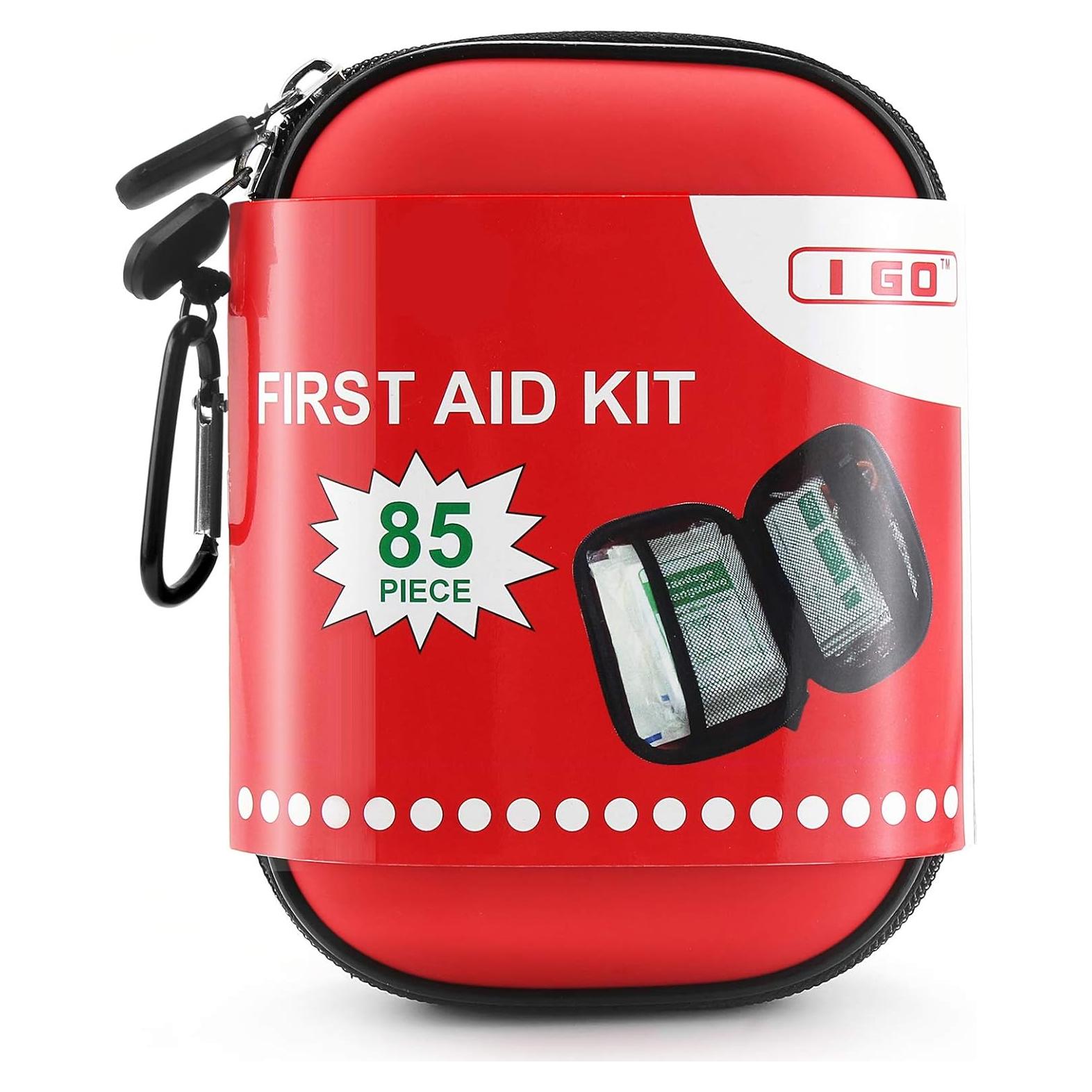 Kit de Primeros Auxilios I GO 85 Piezas Compacto Rojo