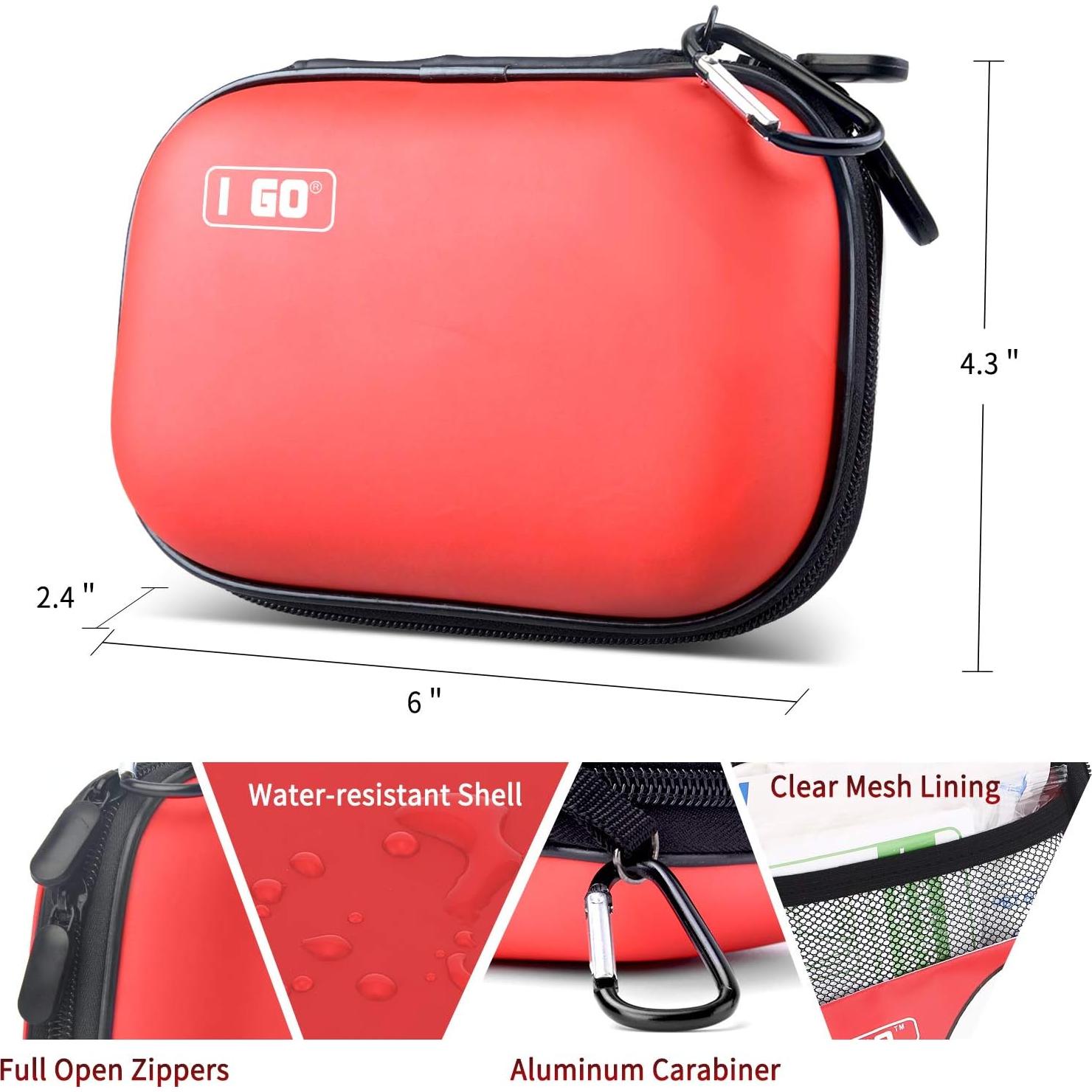 Kit de Primeros Auxilios I GO 85 Piezas Compacto Rojo