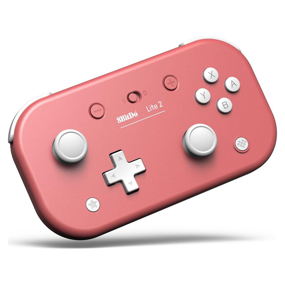 Controlador Bluetooth 8Bitdo Lite 2 Rosa para Switch y Android