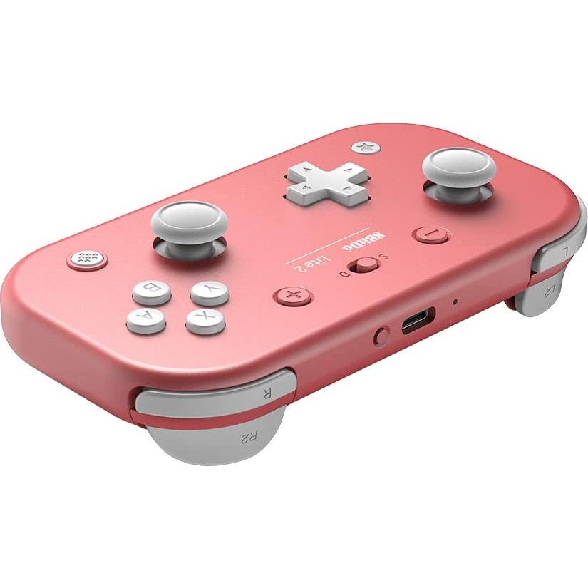 Controlador Bluetooth 8Bitdo Lite 2 Rosa para Switch y Android