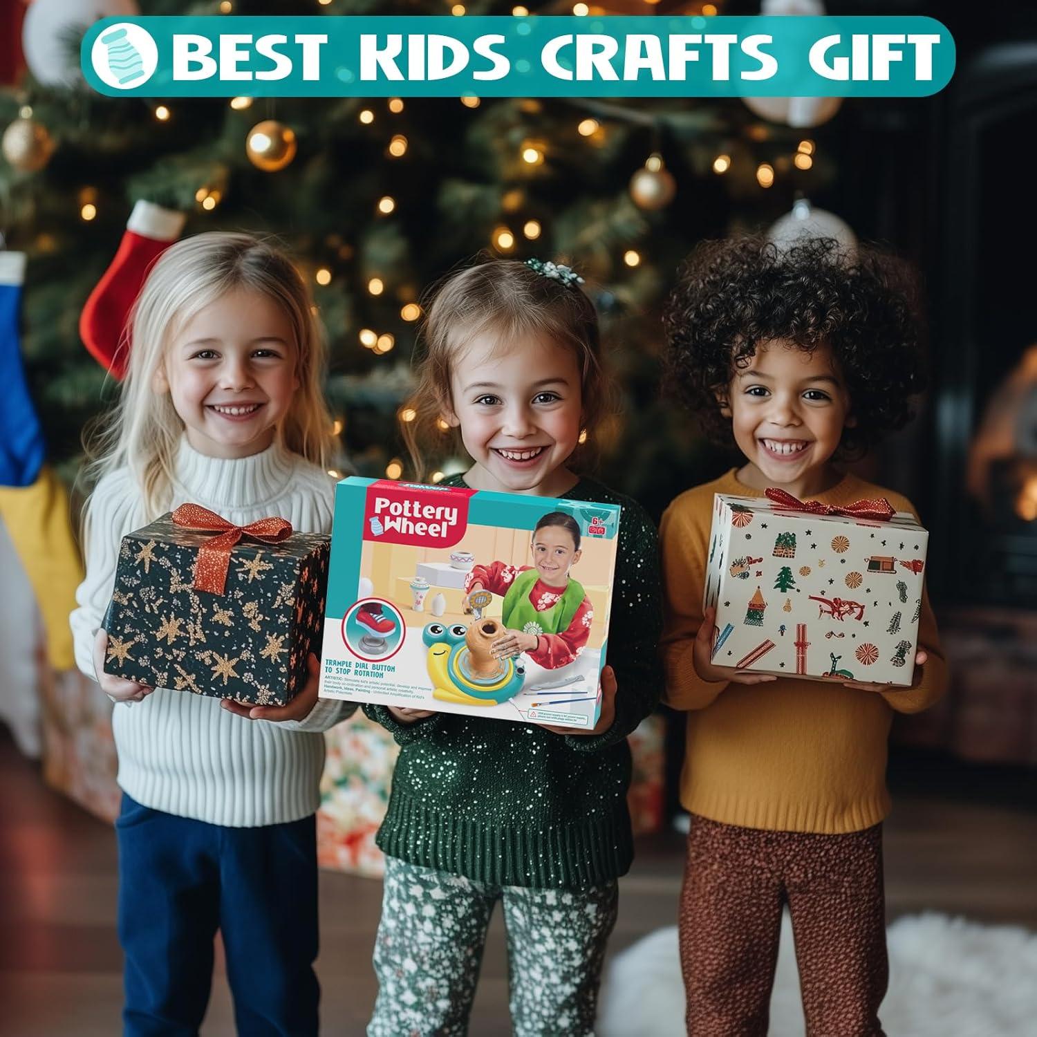 Torno de Alfarería Aujazyble Kit Completo para Niños