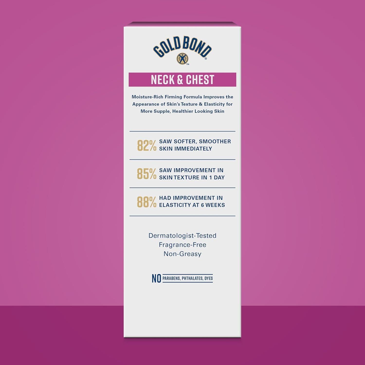 Crema Reafirmante Gold Bond para Cuello y Pecho 60 g