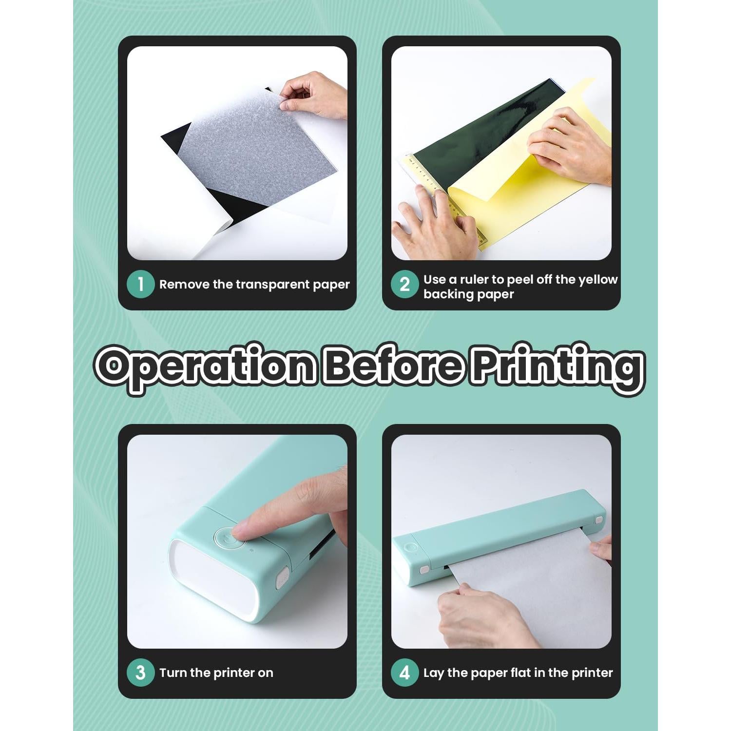 Impresora de Tatuajes Inalámbrica Phomemo M08F, 0.91 kg