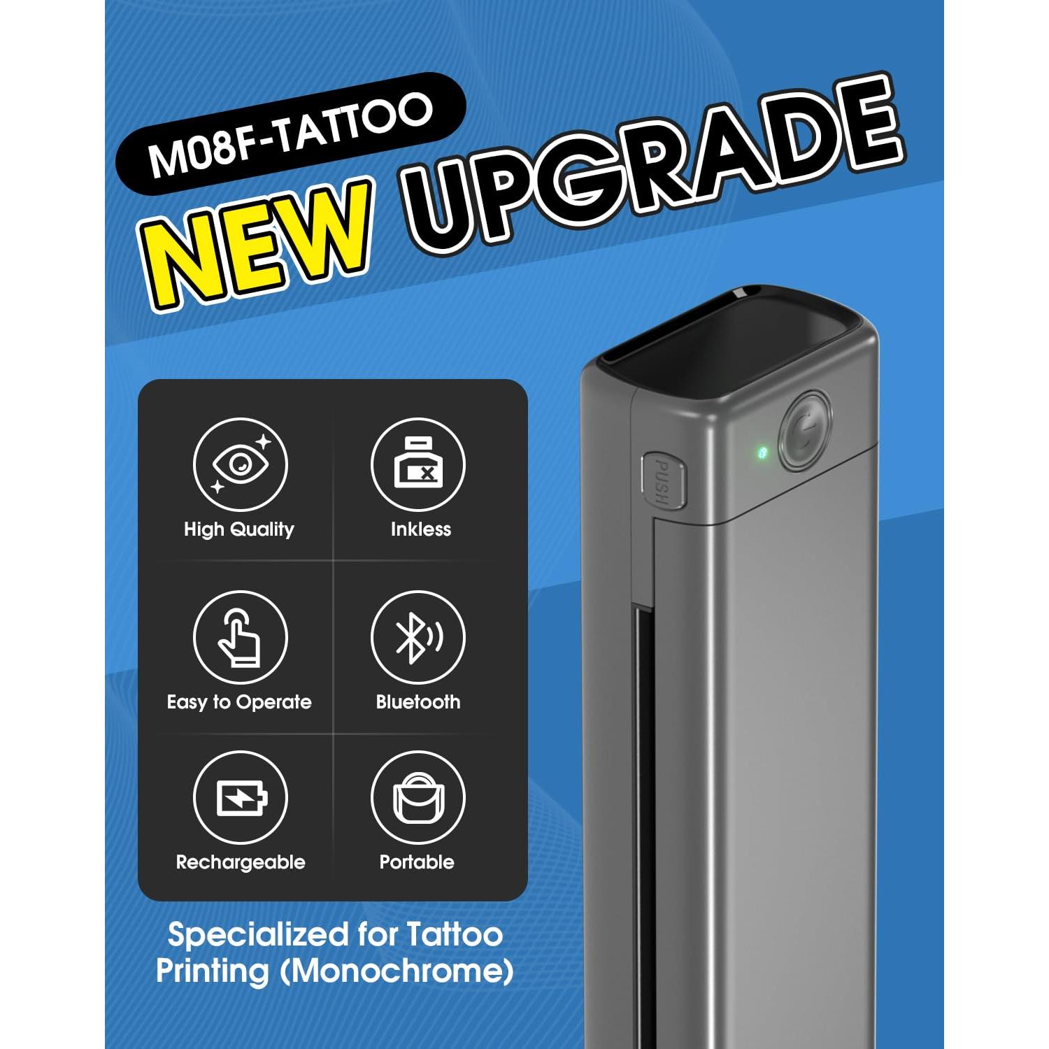 Impresora de Plantillas Phomemo M08F Bluetooth Portátil