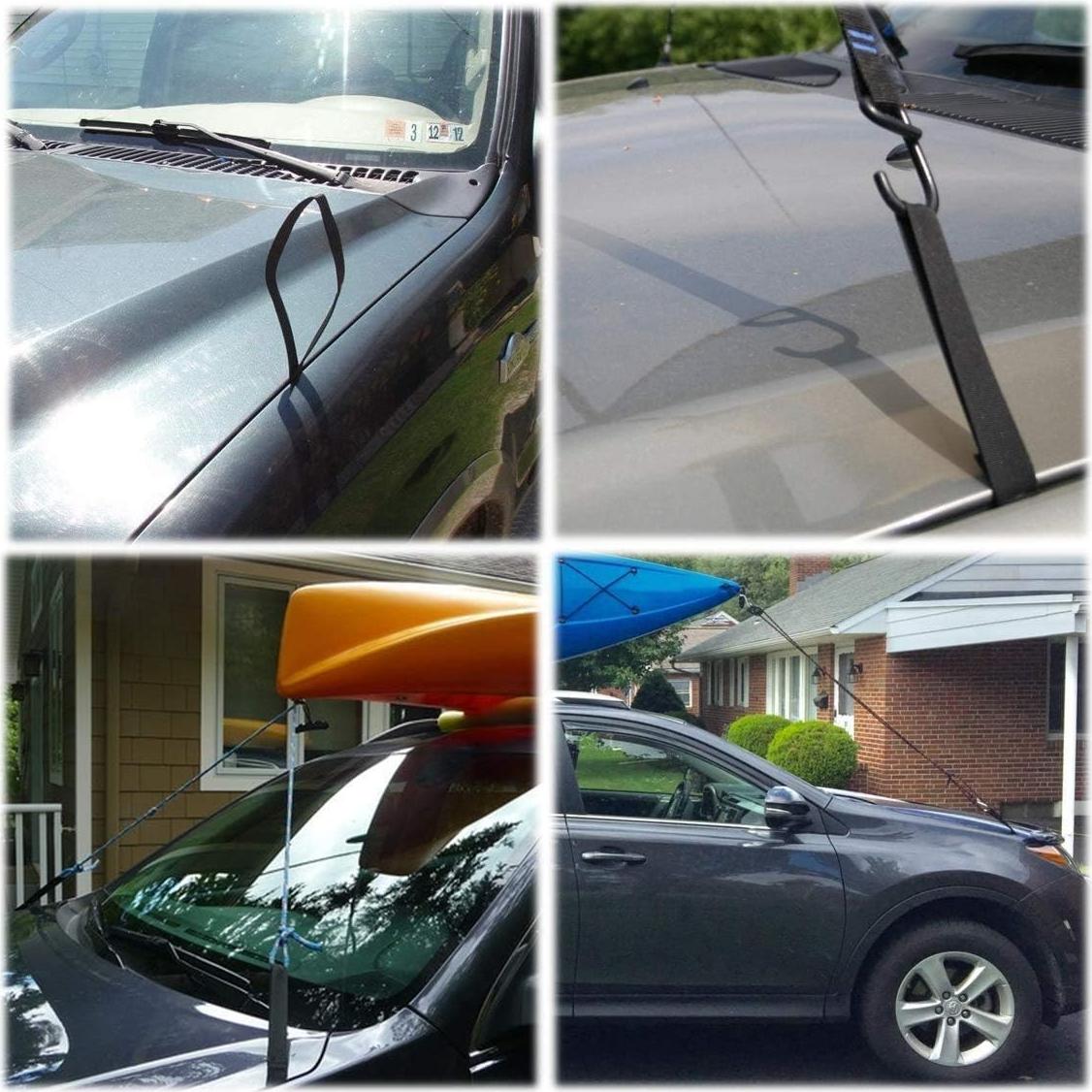 Anclajes Rápidos LE KAPMOZ para Kayak y Canoa 2 Pares