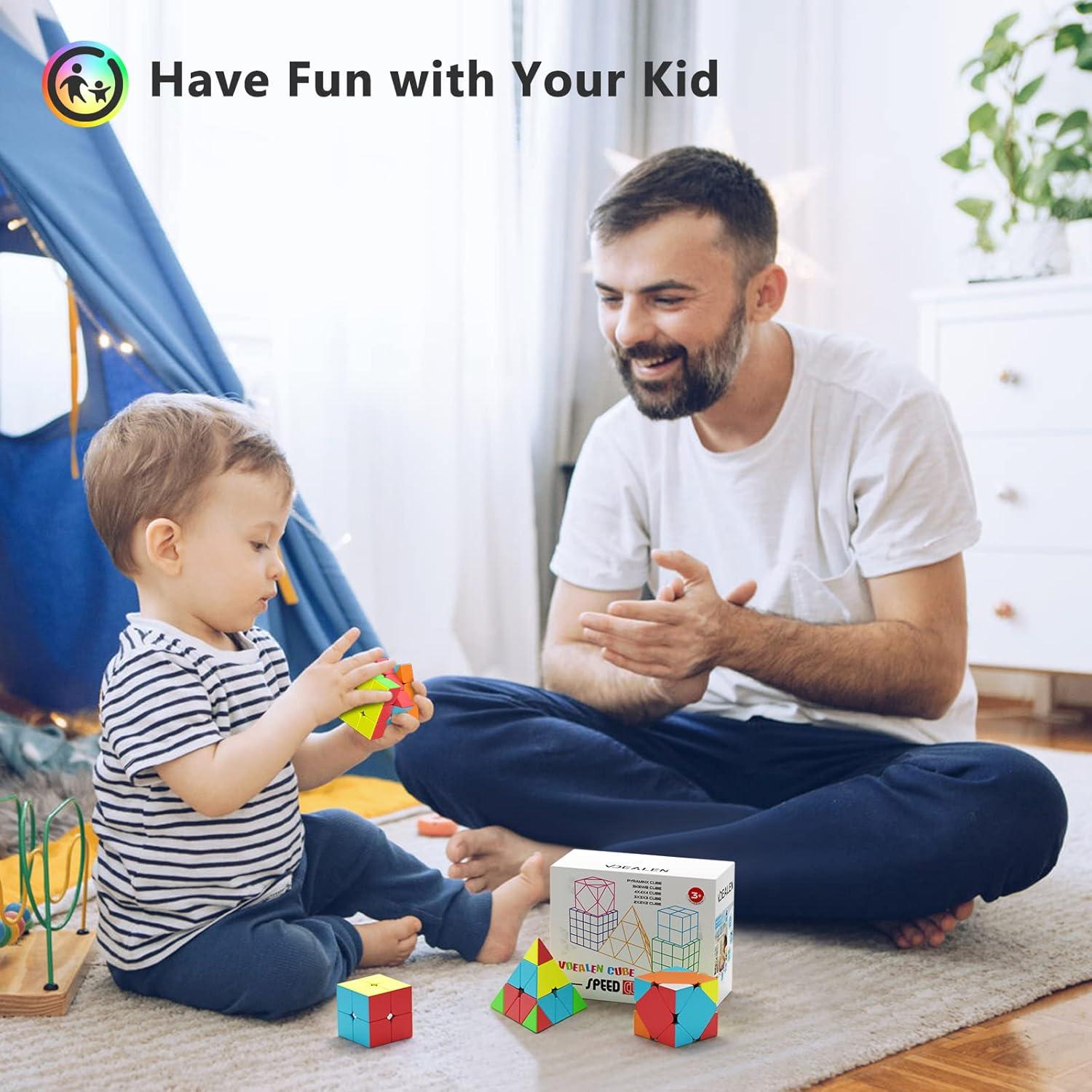 Set de Cubos Mágicos Vdealen 2x2 3x3 4x4 para Niños