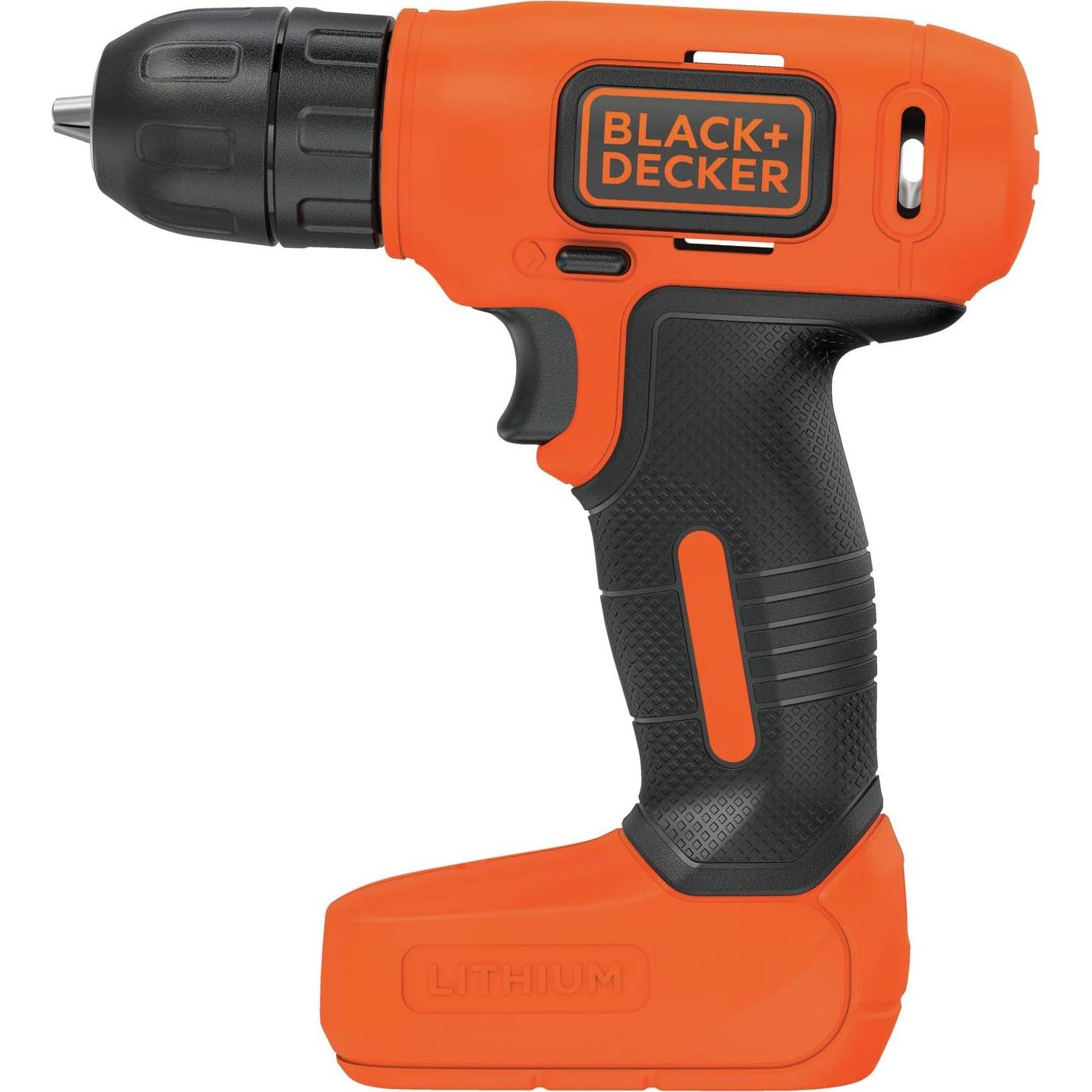 Taladro Inalámbrico BLACK+DECKER 8V con Kit de Colgado