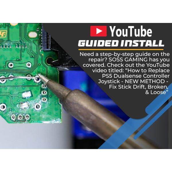 Kit de Actualización Joysticks Efecto Hall SOSS GAMING PS5 - 2 Paquete