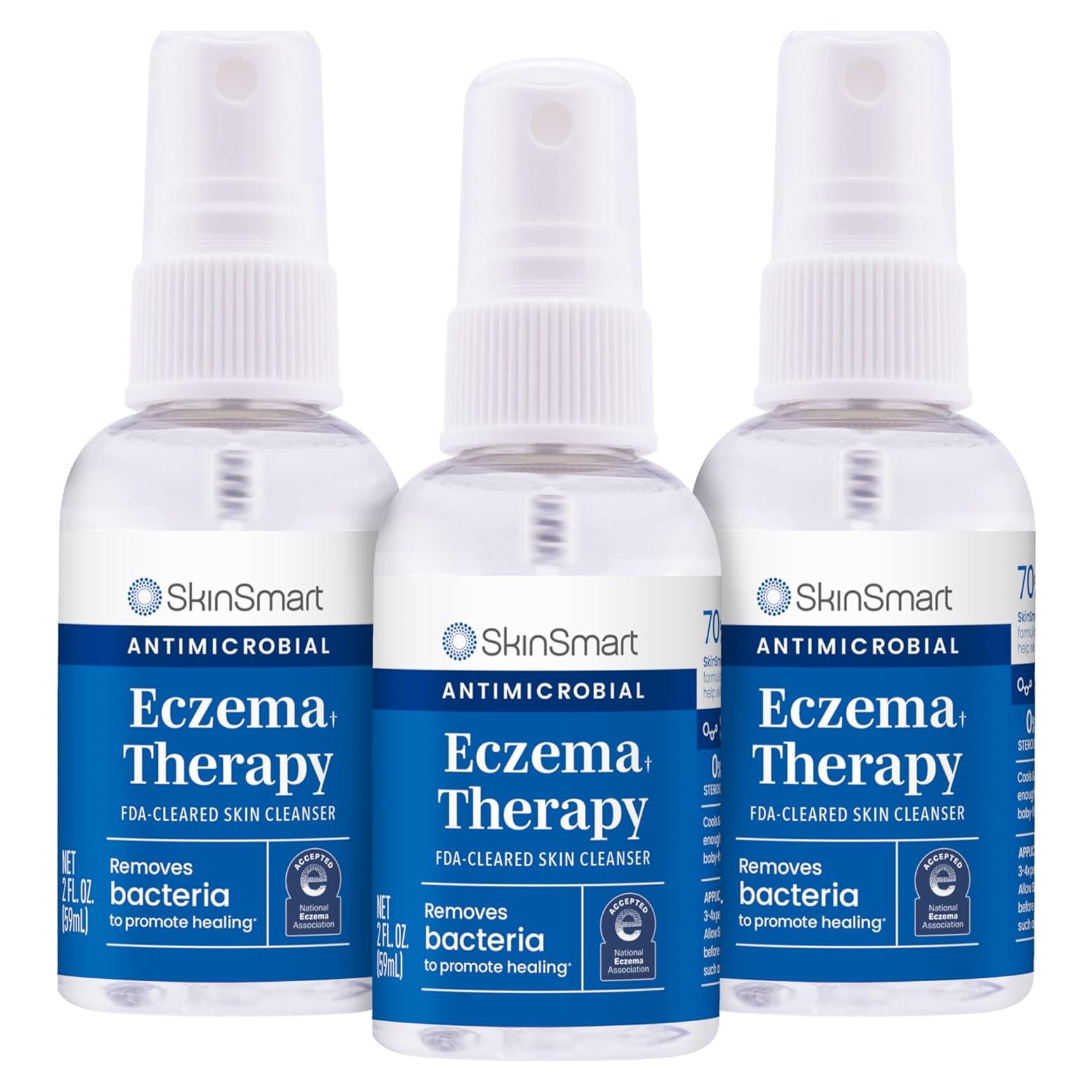 SkinSmart Spray Antimicrobiano para Eccema 2 Fl Oz - Paquete de 3