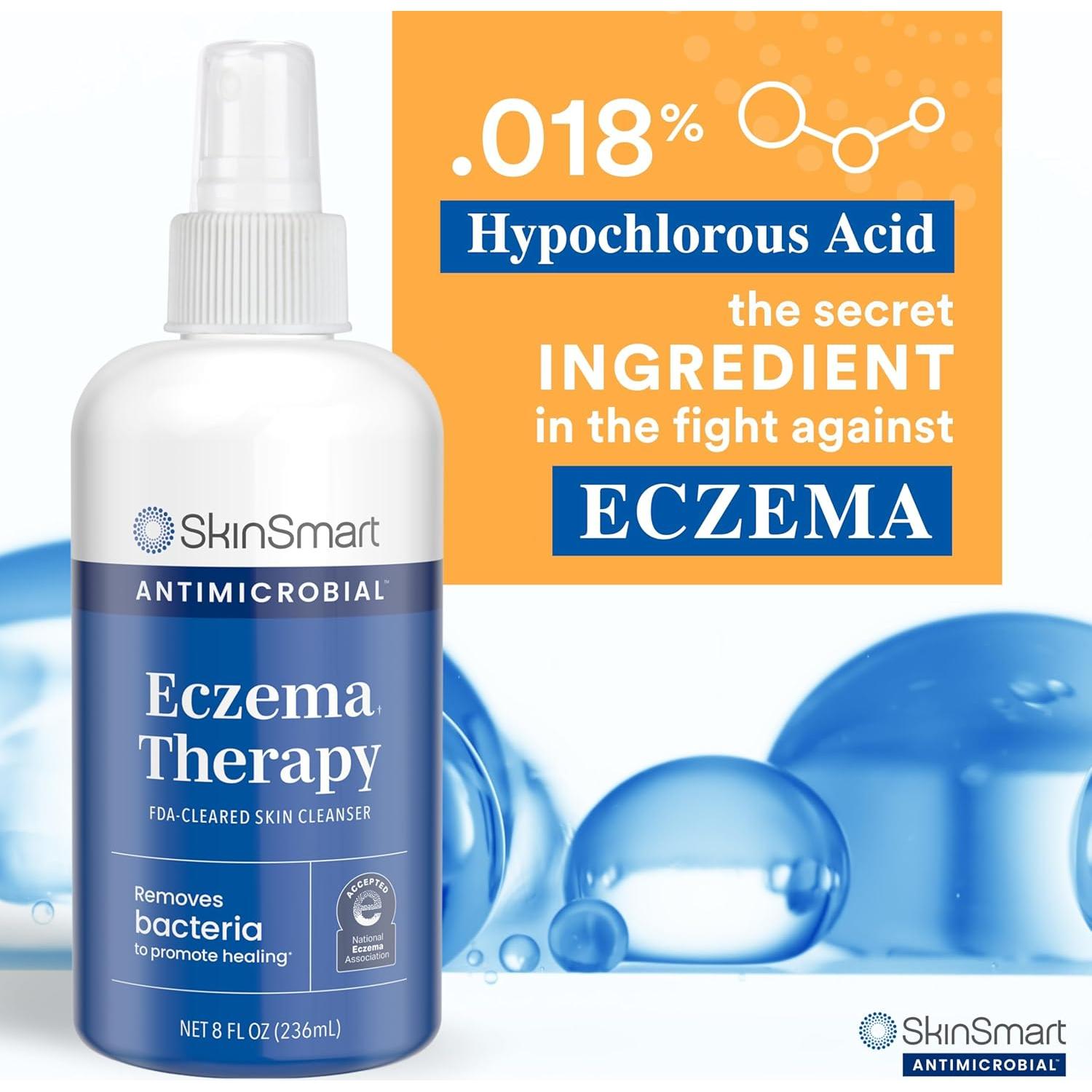 SkinSmart Spray Antimicrobiano para Eccema 2 Fl Oz - Paquete de 3