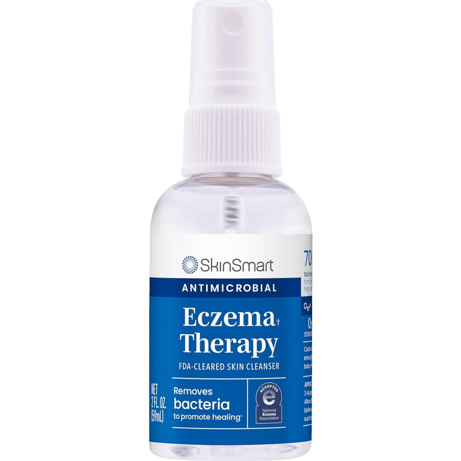 SkinSmart Spray Antimicrobiano para Eccema 2 Fl Oz - Paquete de 3
