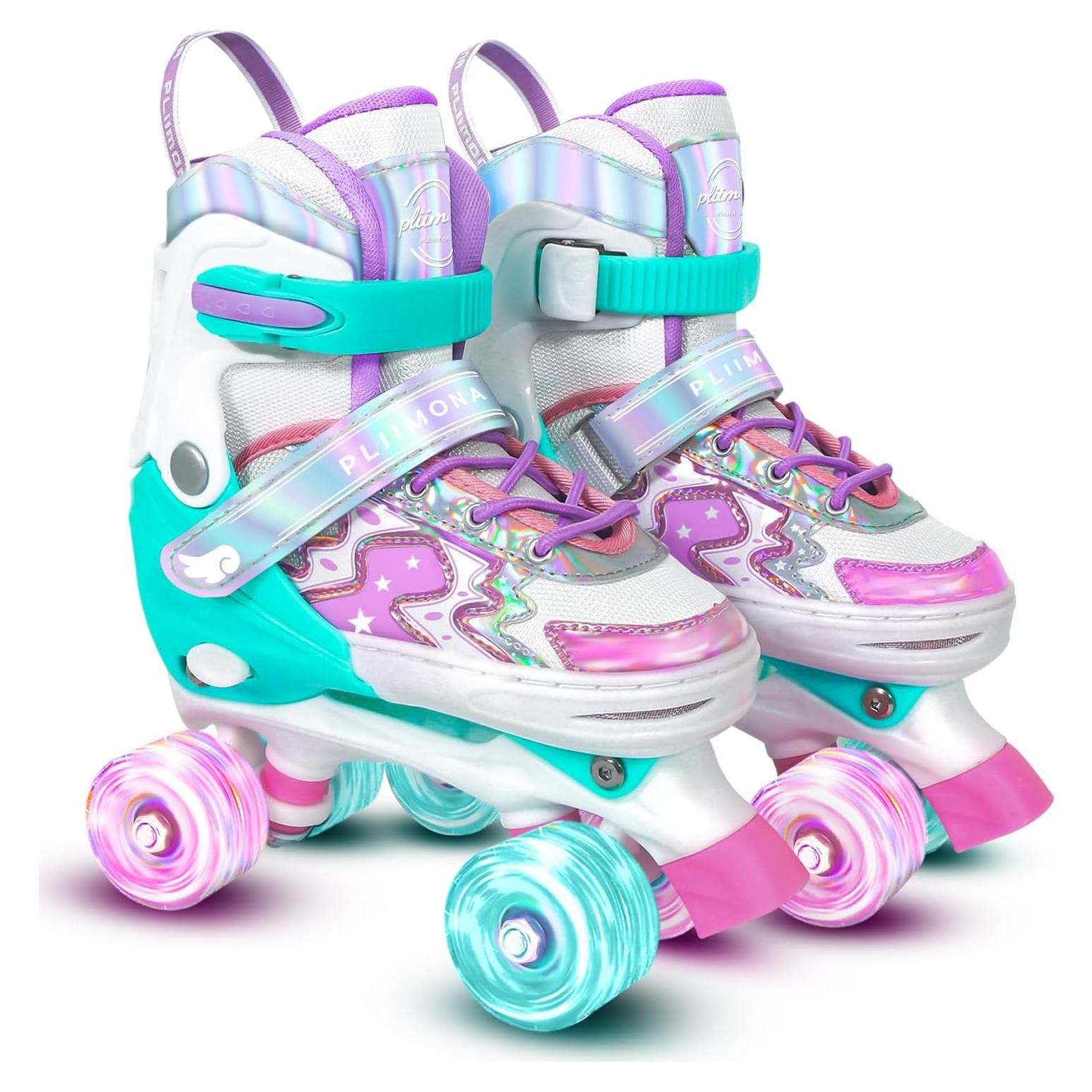 Patines en línea PLIIMONA ajustables para niños 3-12 años