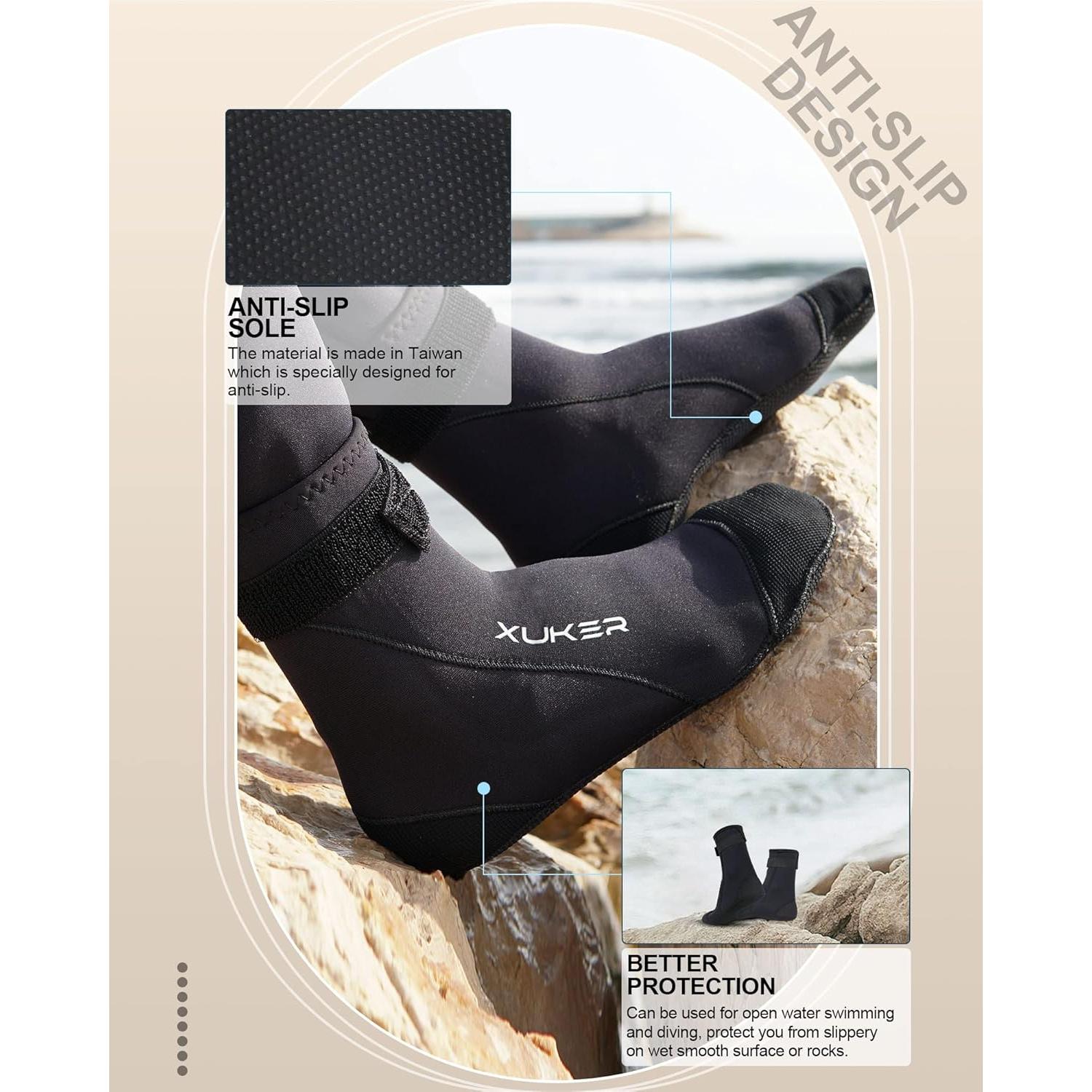 Calcetines de Neopreno XUKER 3mm para Agua y Playa