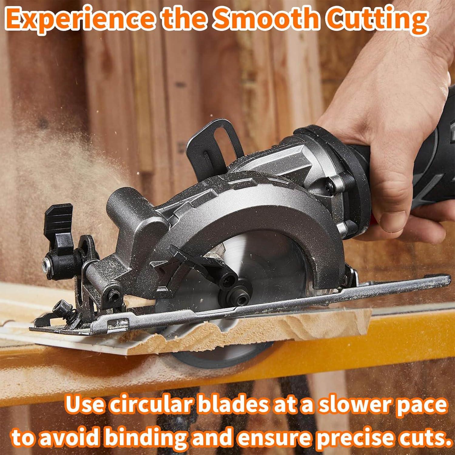 Hojas de Sierra Circular Enertwist 4-1/2" 120T Paquete de 2