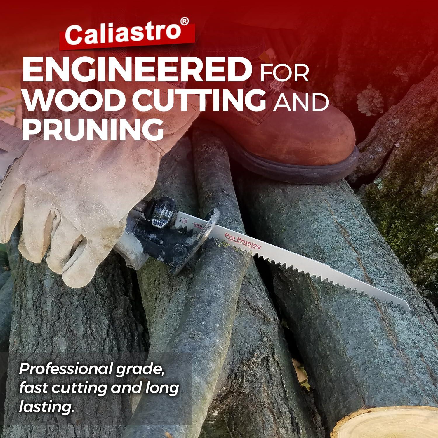 Paquete de 5 Sierras de Poda 23 cm Caliastro - Acero al Carbono