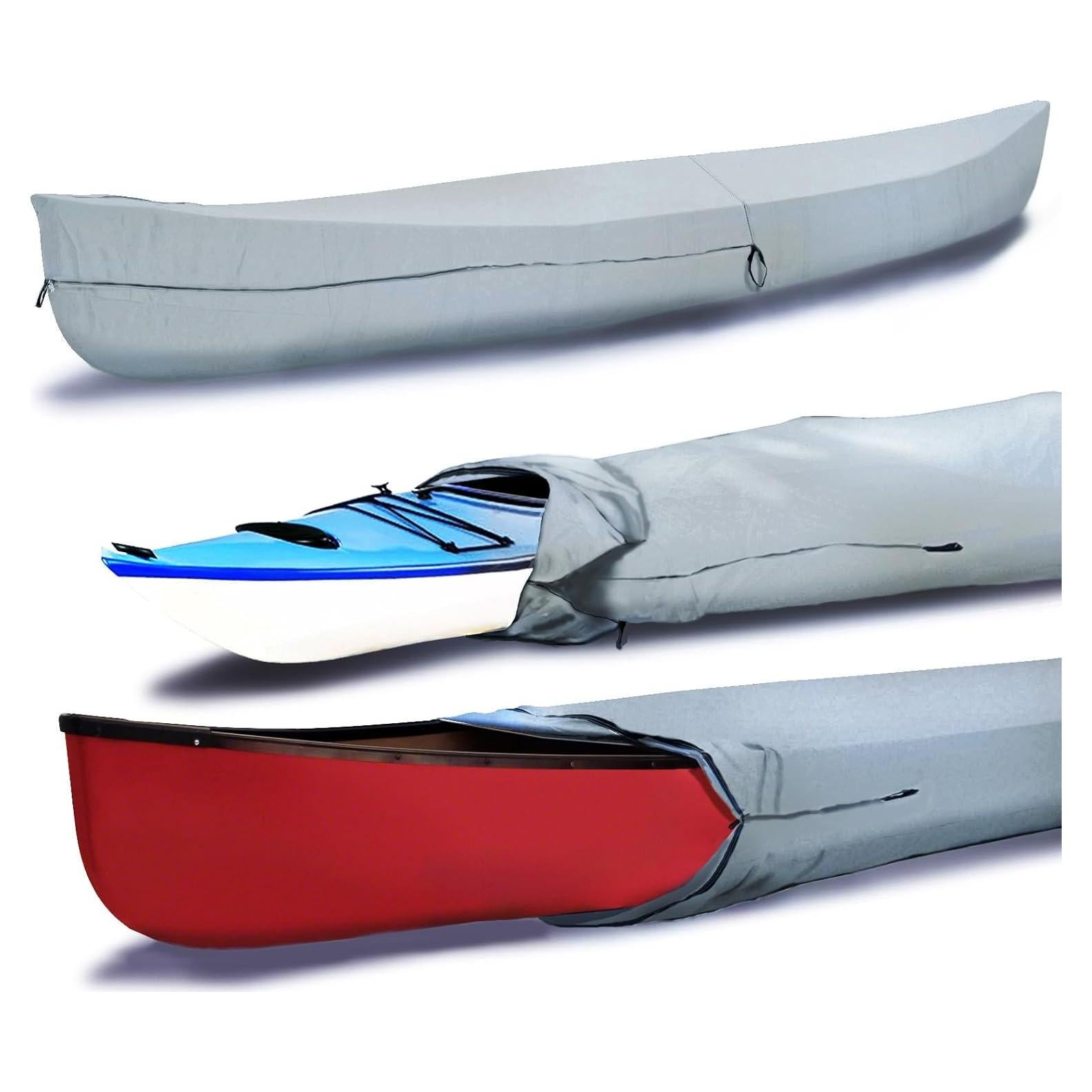 Cubierta de Canoa y Kayak EliteShield 5,49m Impermeable Gris