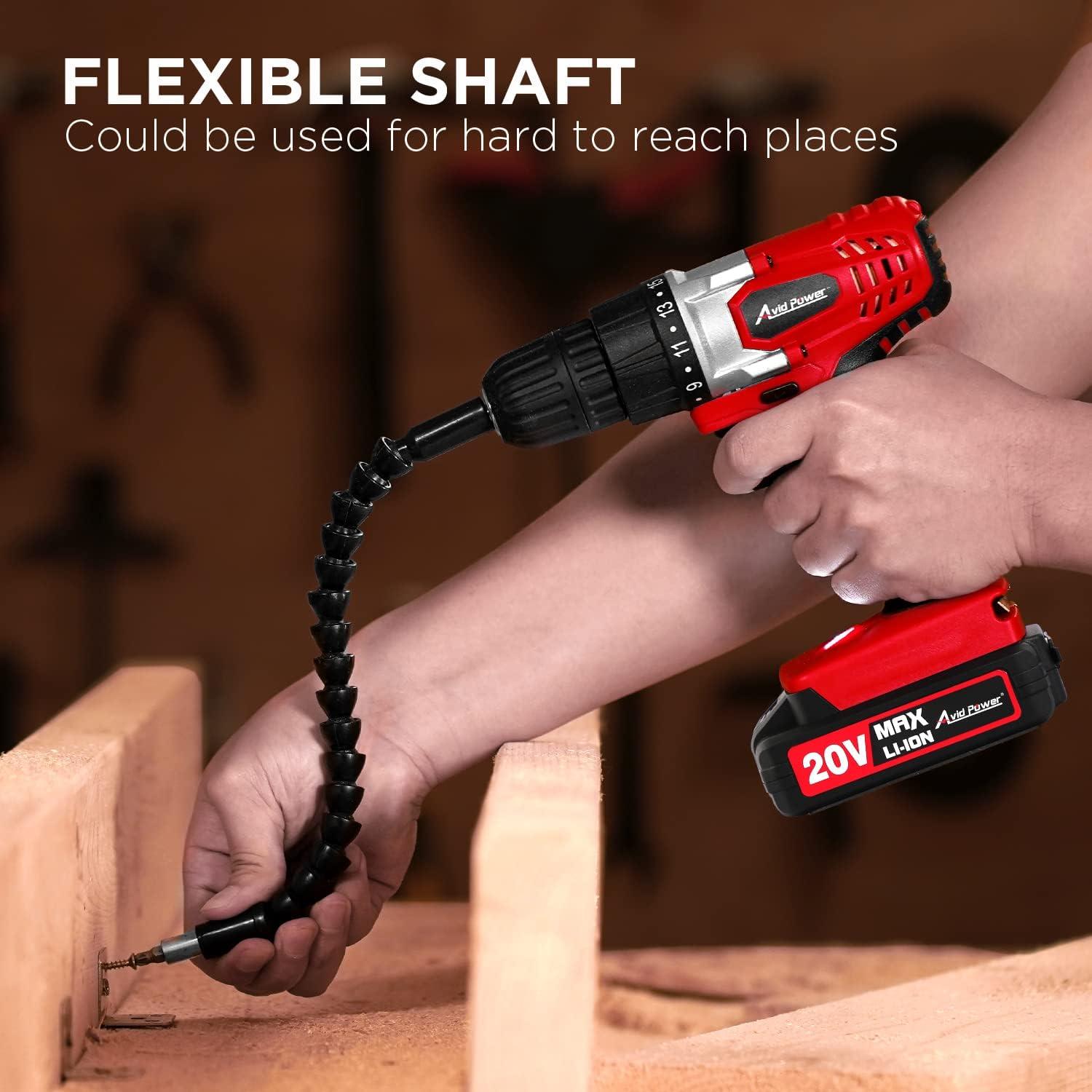 Taladro Inalámbrico AVID POWER 20V con Batería y Cargador