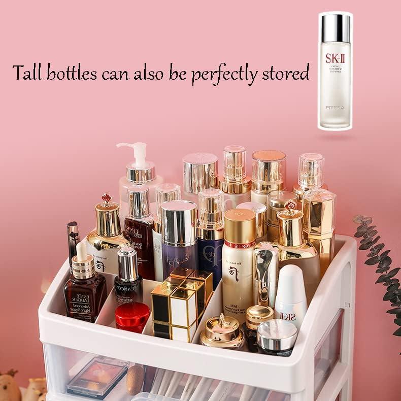 Organizador de Maquillaje Freebirdly 3 Cajones Transparente