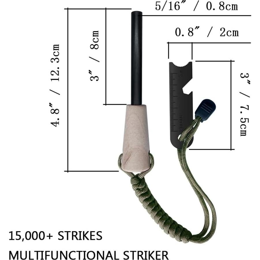 Kit de Supervivencia Yeeseok para Encender Fuego - 6 Piezas