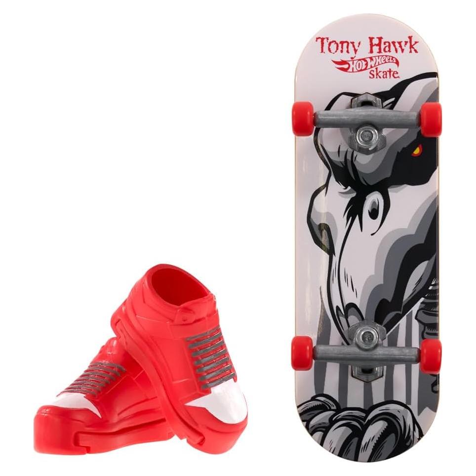 Mini Patineta Hot Wheels SKELETOS 10 cm con zapatos