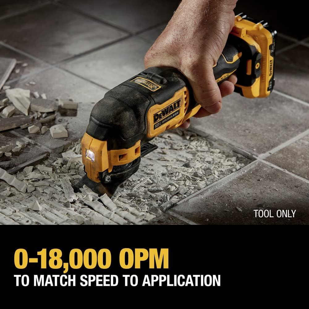 Herramienta Oscilante Inalámbrica DEWALT XTREME 12V MAX DCS353B