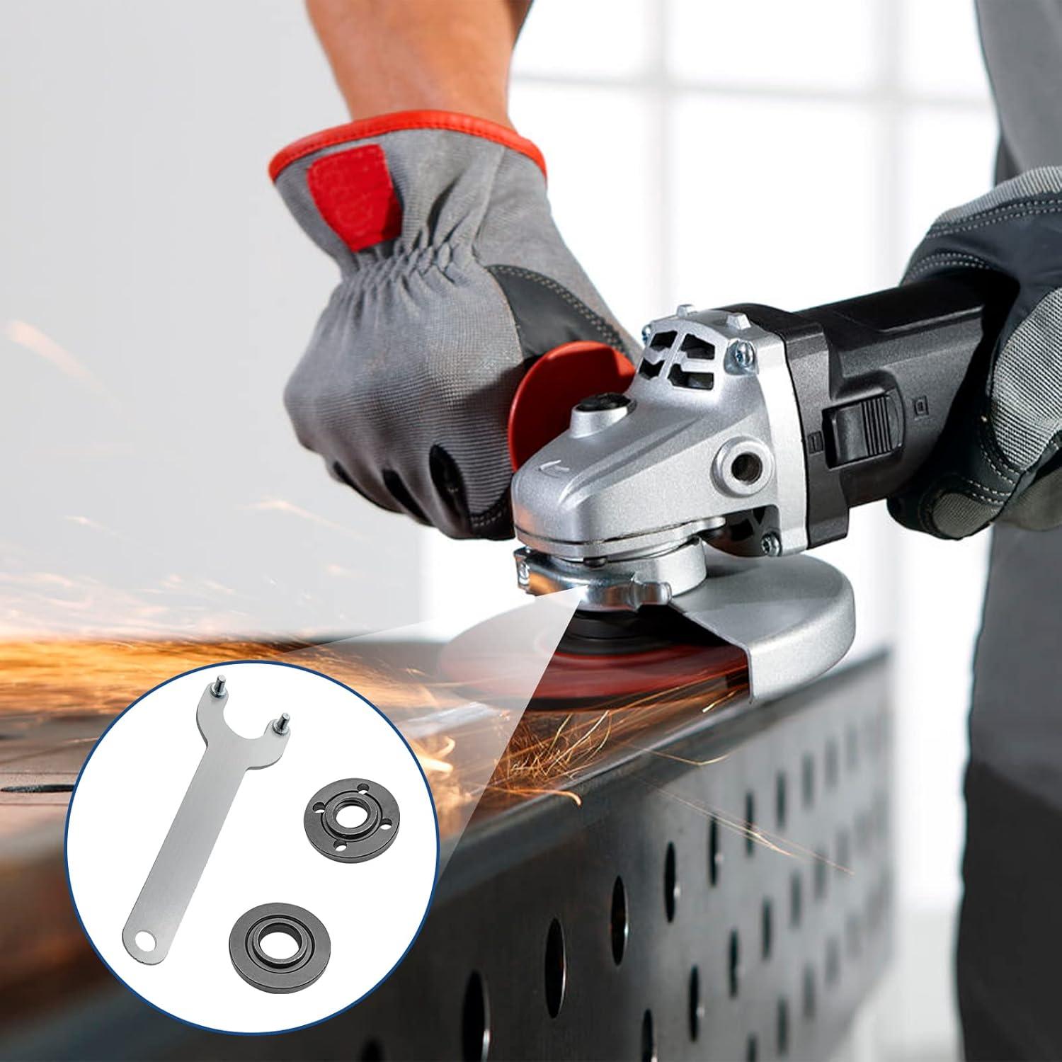 Llave de Amoladora Litoexpe 5/8-11 con 2 Tuercas de Bloqueo