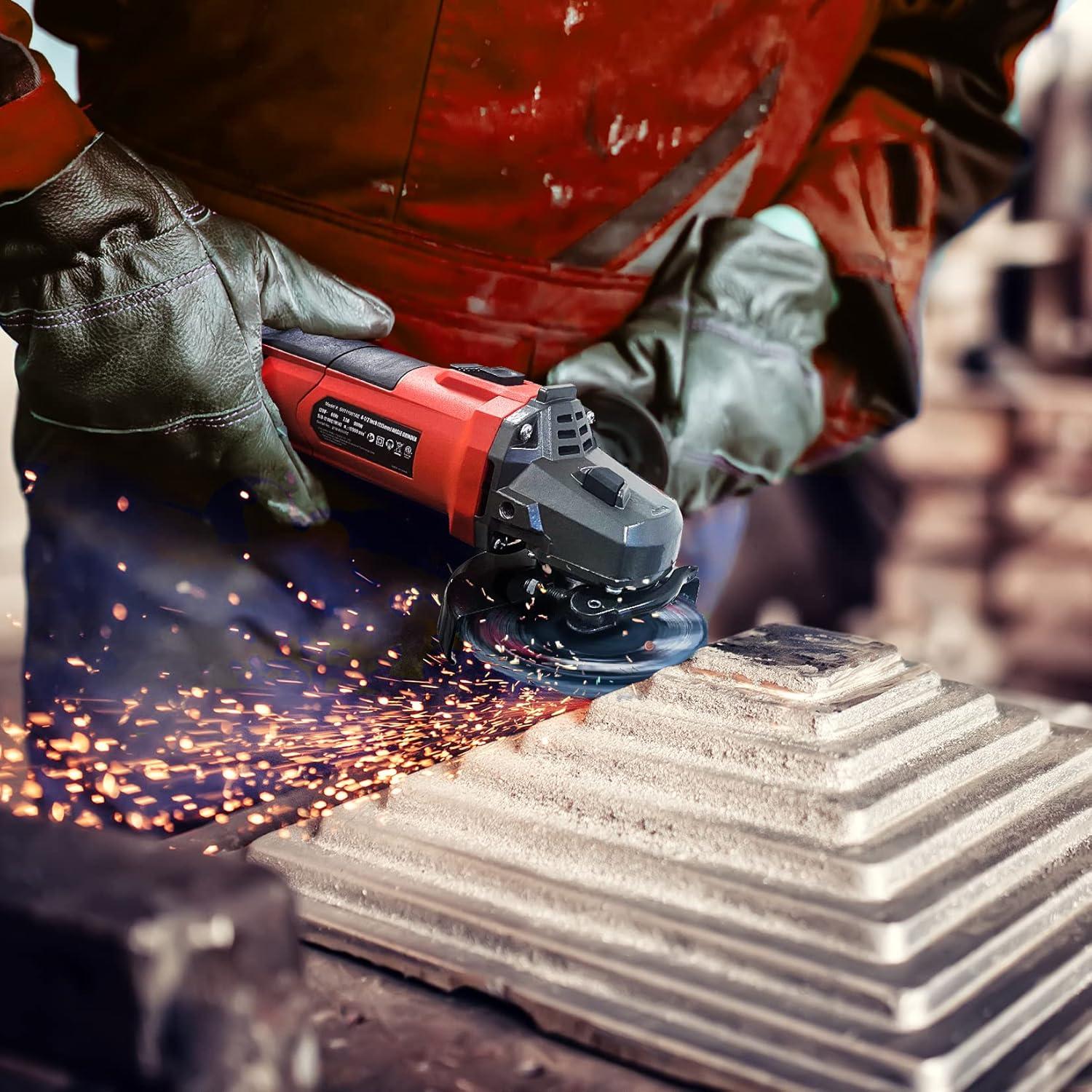 Amoladora Angular SHALL 4-1/2" 900W 12000 RPM con Discos