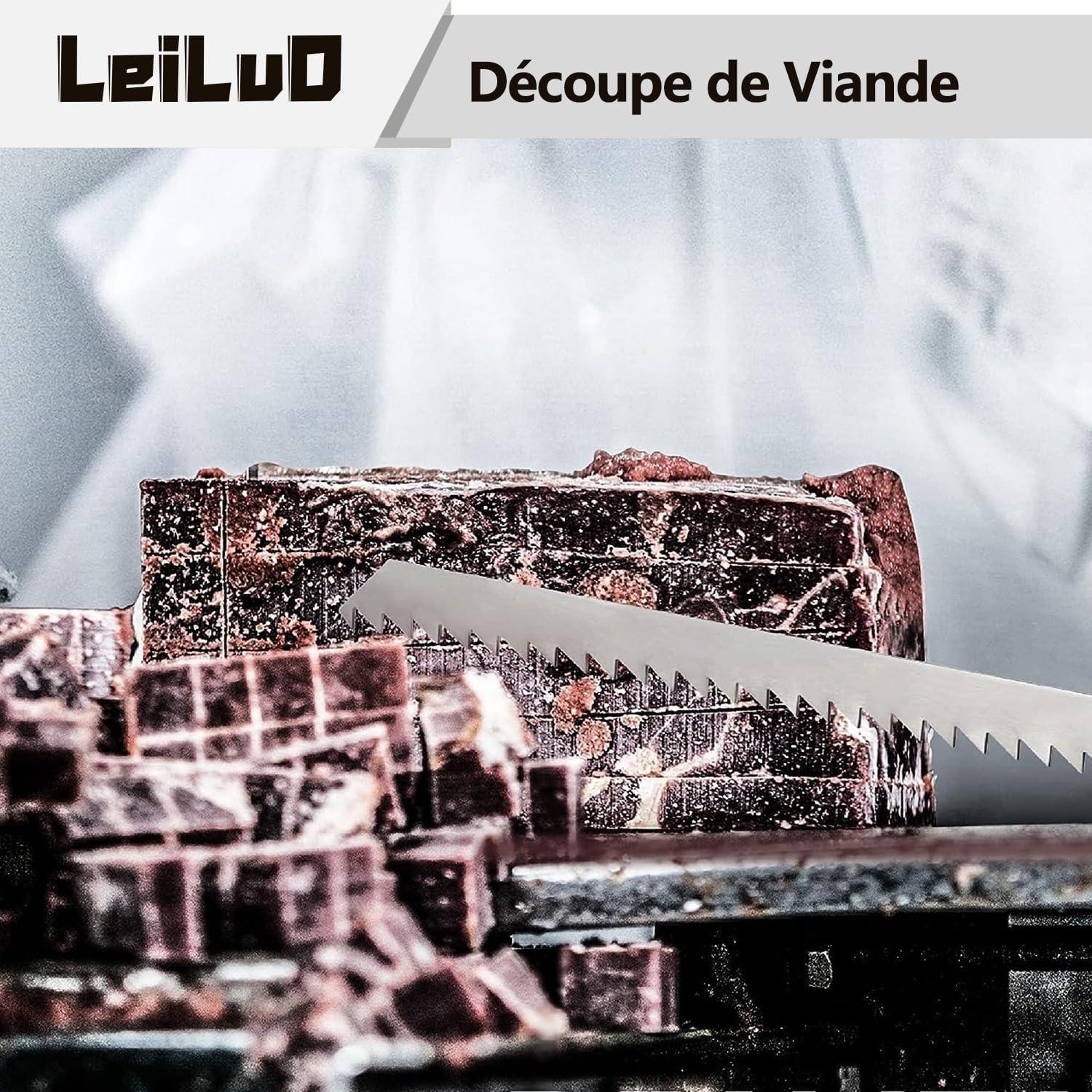 Cuchillas de Sierra Recíproca LEILUO 30.48cm Acero Inoxidable 5 Pzas