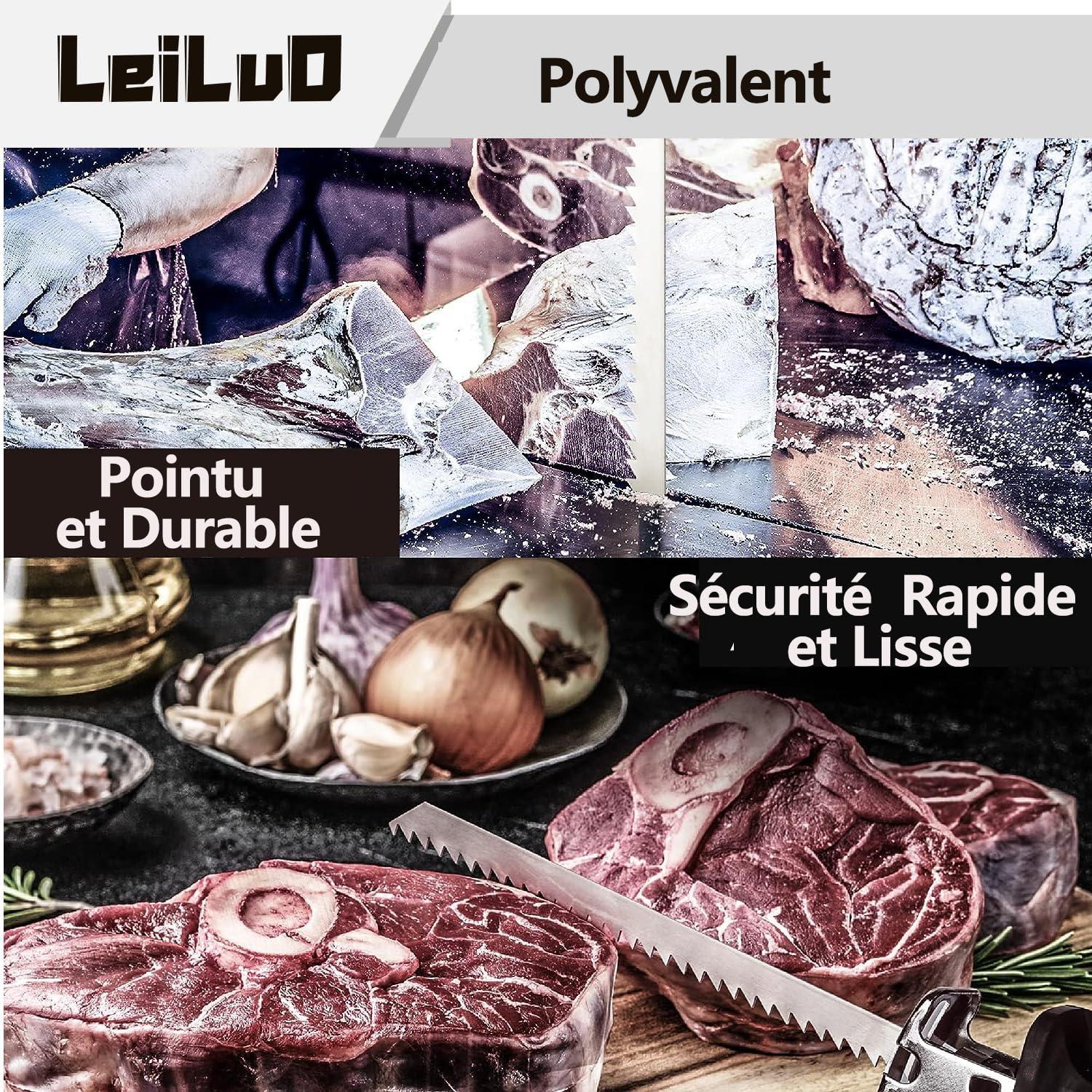 Cuchillas de Sierra Recíproca LEILUO 30.48cm Acero Inoxidable 5 Pzas