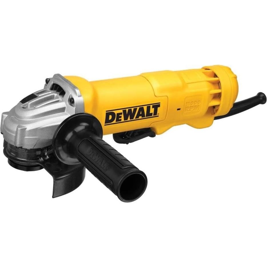 Angle Grinder, 4-1/2-Inch, 11-Amp, 11,000 RPM, Paddle Switch with No Lock, Dust Ejection System, Corded (DWE402N)