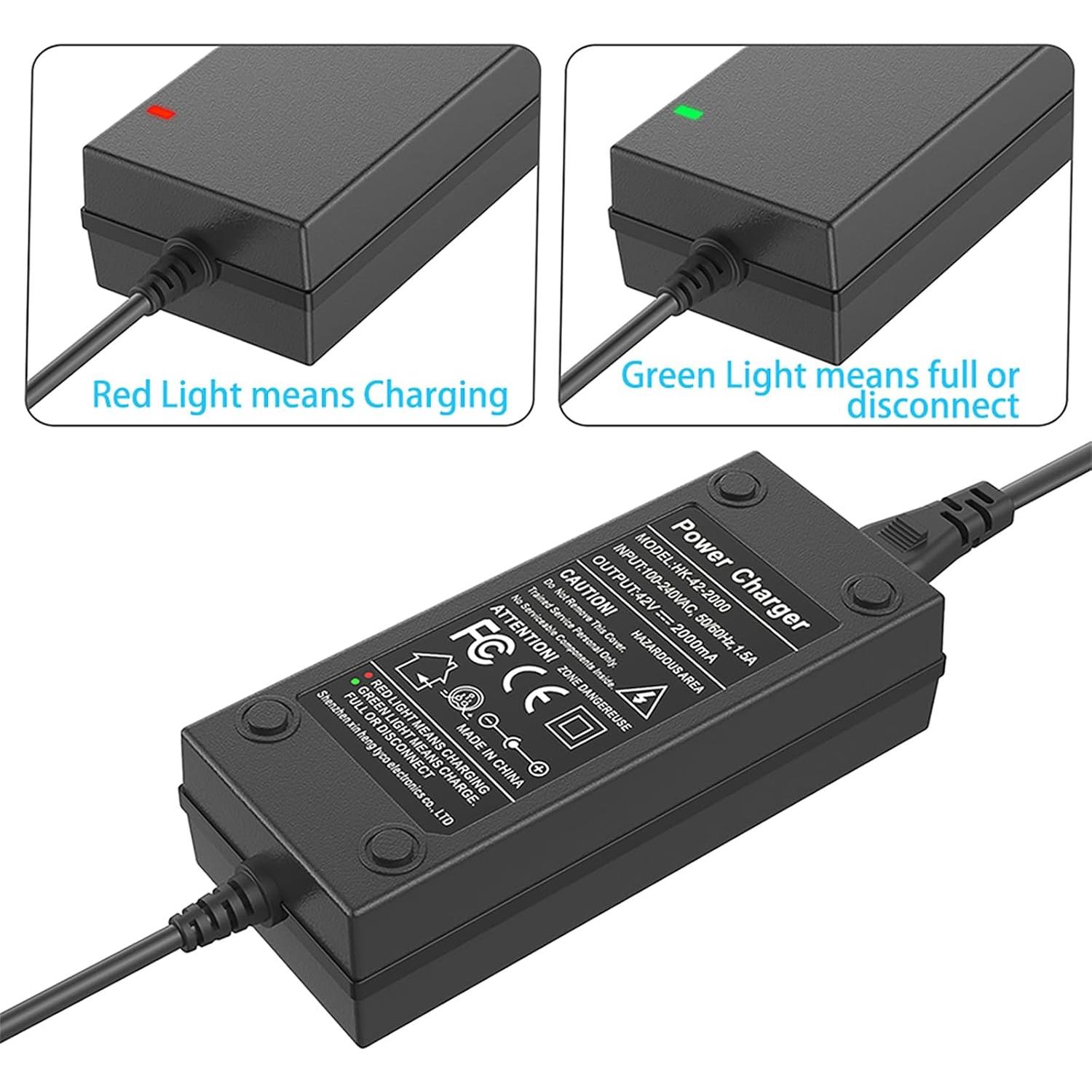 Adaptador de corriente 42V 2A Toeaot para dispositivos 36V