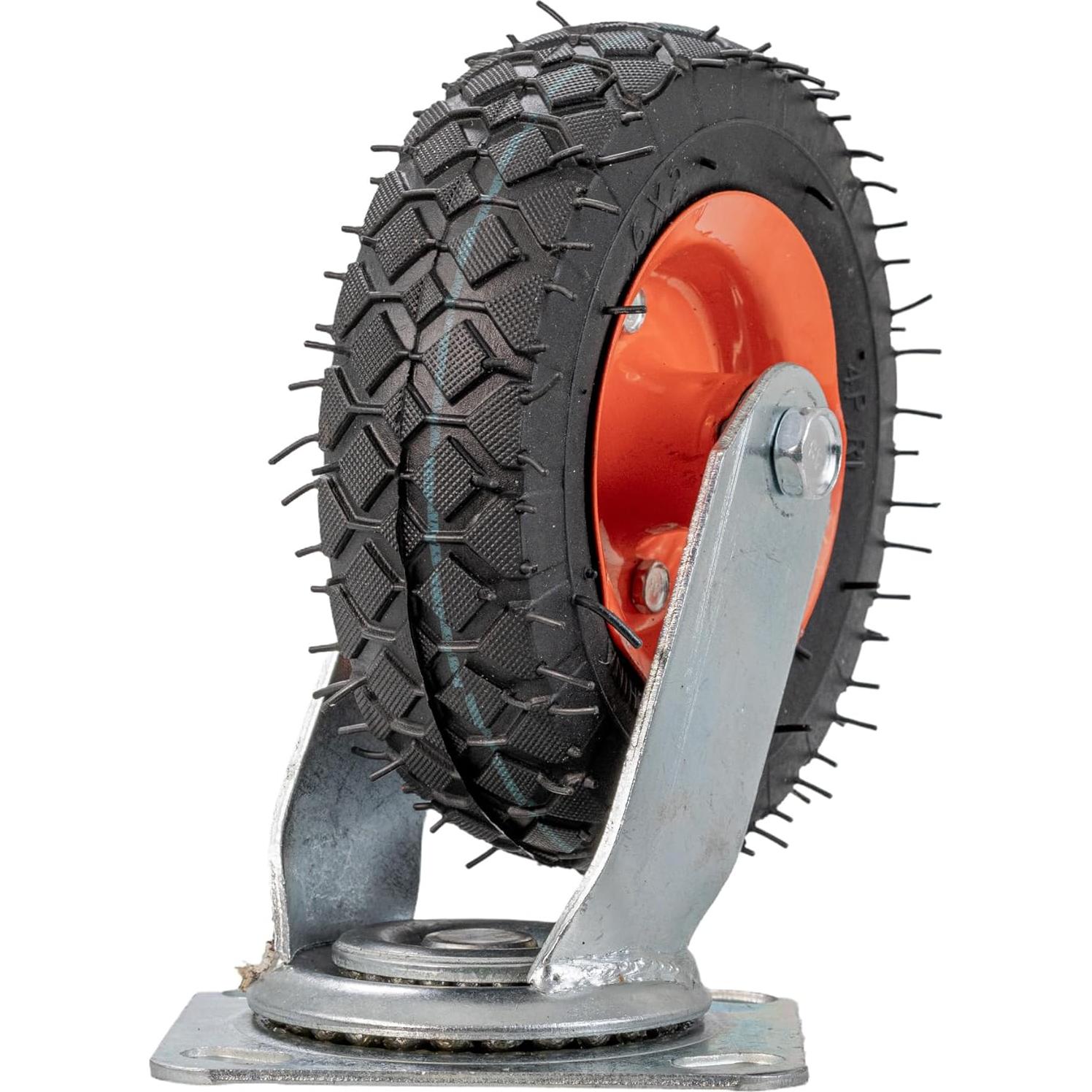 Rueda Delantera Caster AlveyTech 6x2 para Go-Kart Deluxe