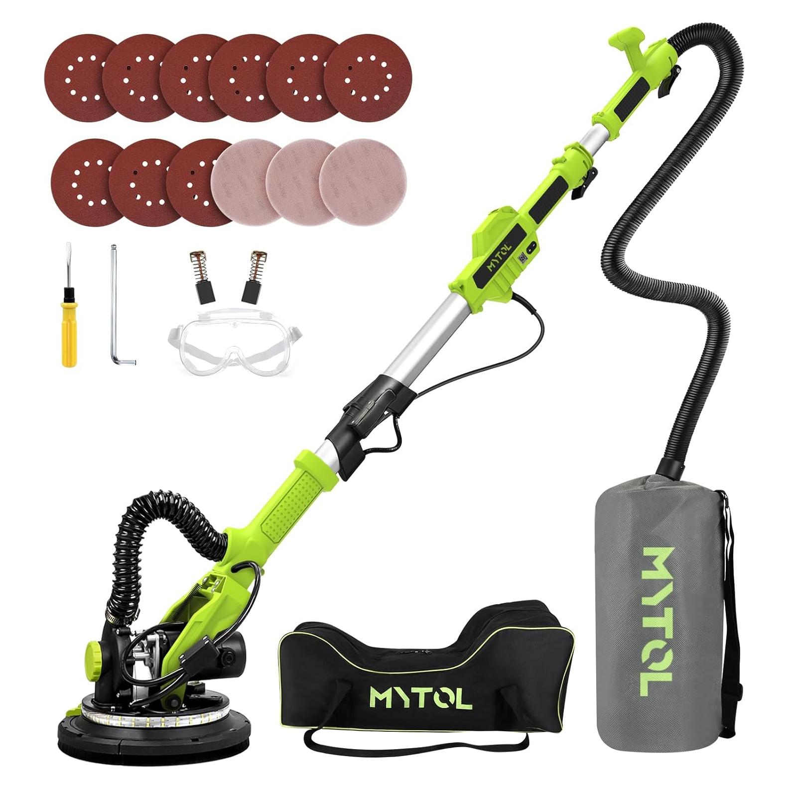 Lijadora Eléctrica de Paneles de Yeso MYTOL 7.2A 900-1800RPM