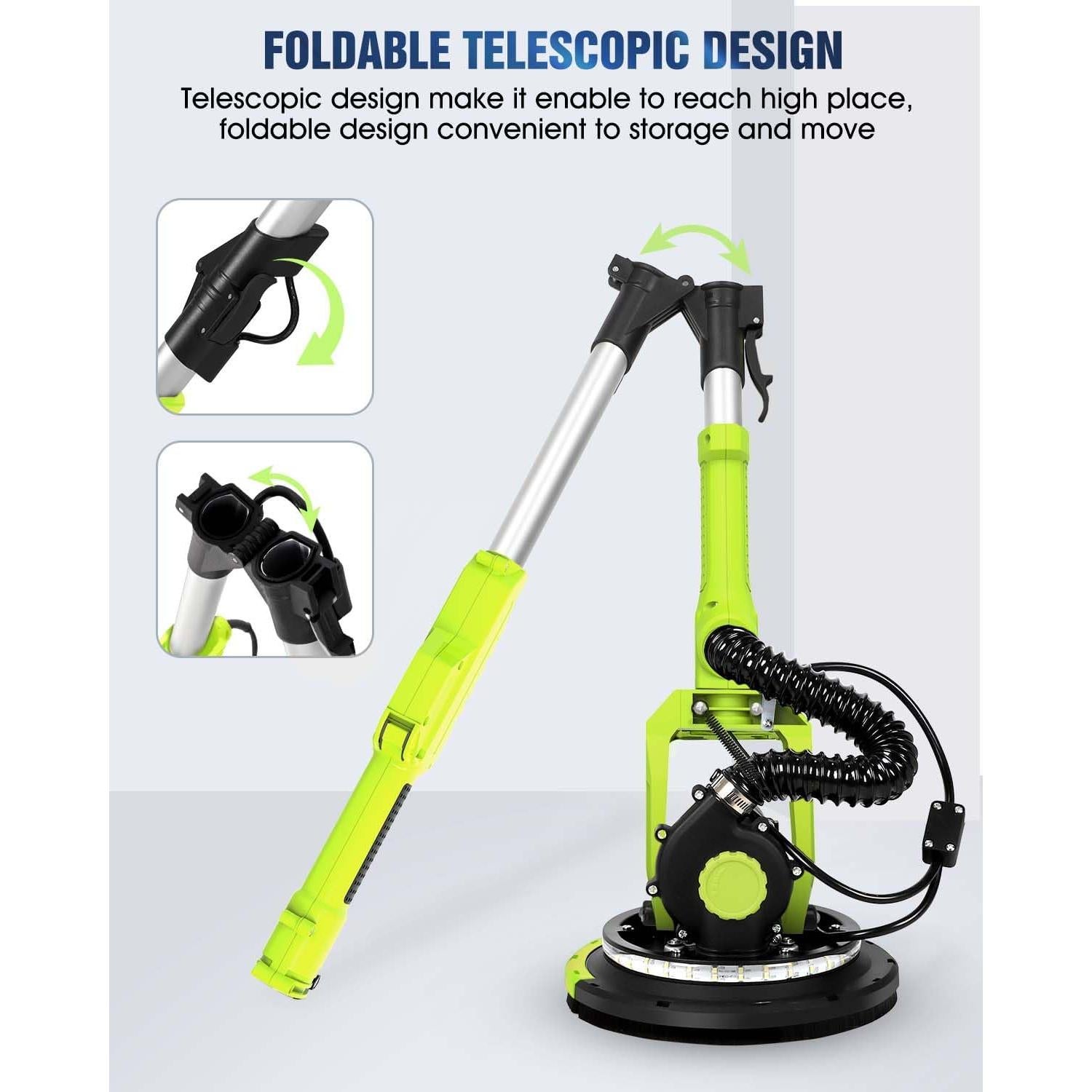 Lijadora Eléctrica de Paneles de Yeso MYTOL 7.2A 900-1800RPM