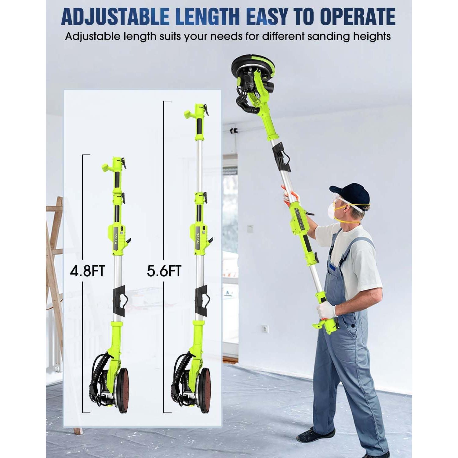 Lijadora Eléctrica de Paneles de Yeso MYTOL 7.2A 900-1800RPM