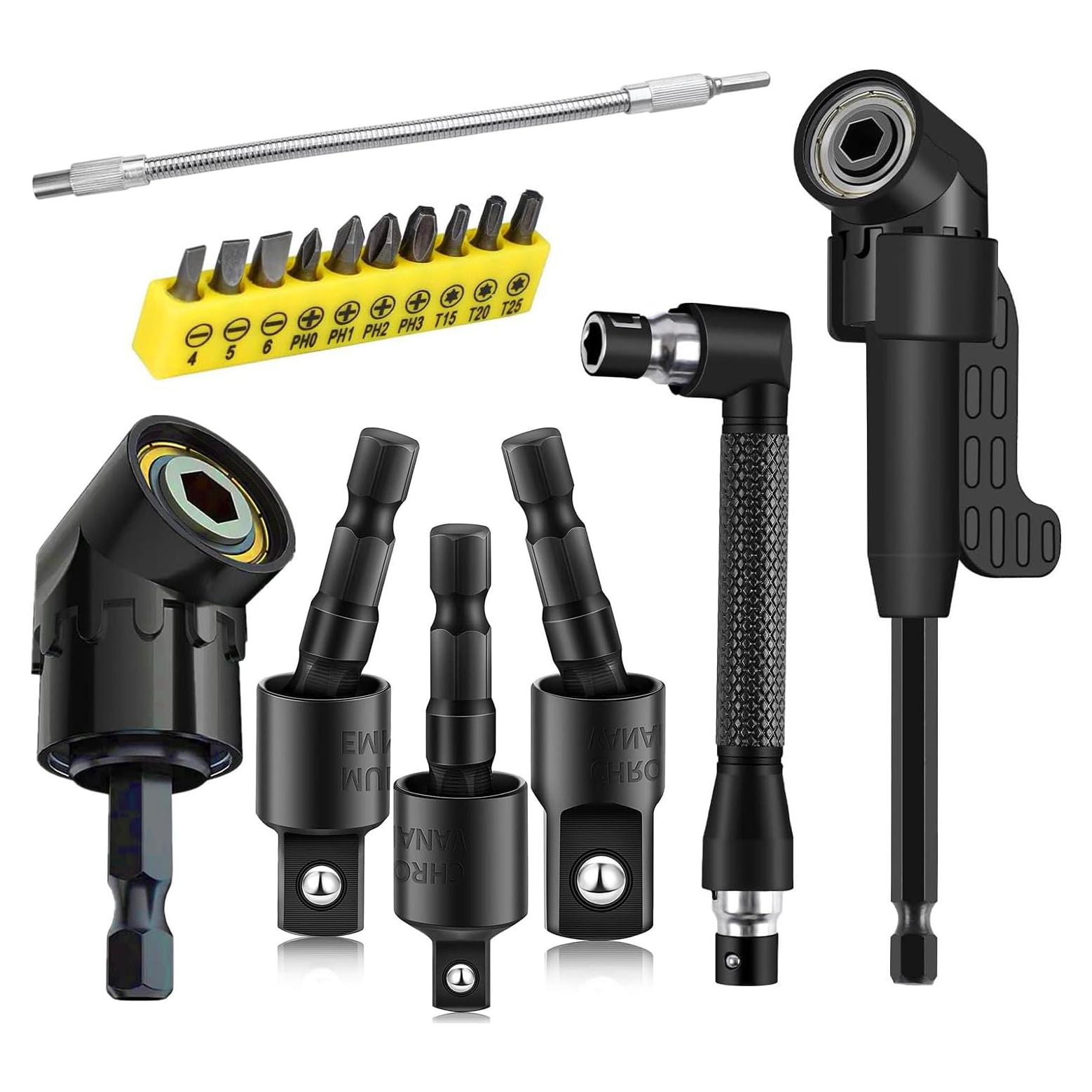 Set de 17 Piezas de Extensión de Broca Flexible CIGOTU