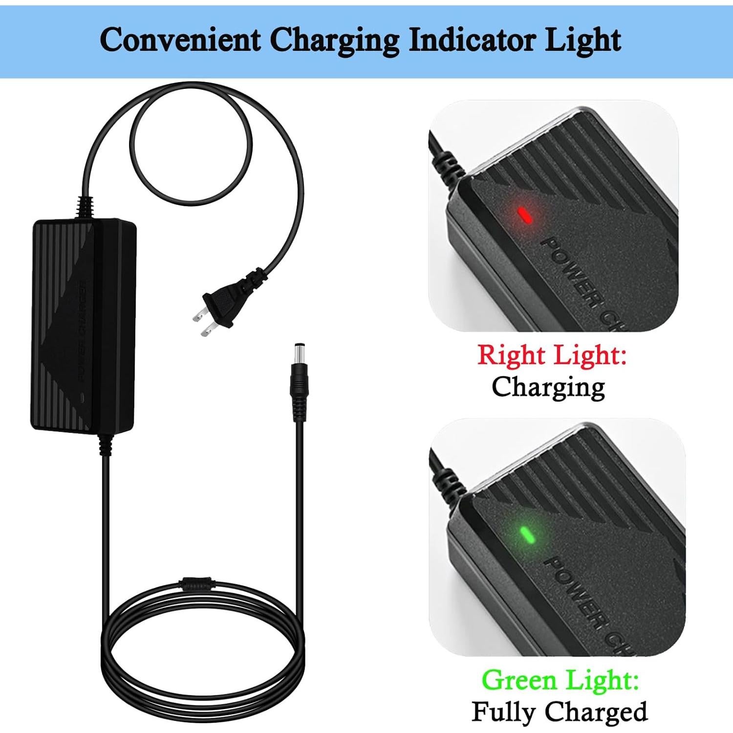 Cargador Rápido 42V 2A Universal para Scooter Eléctrico