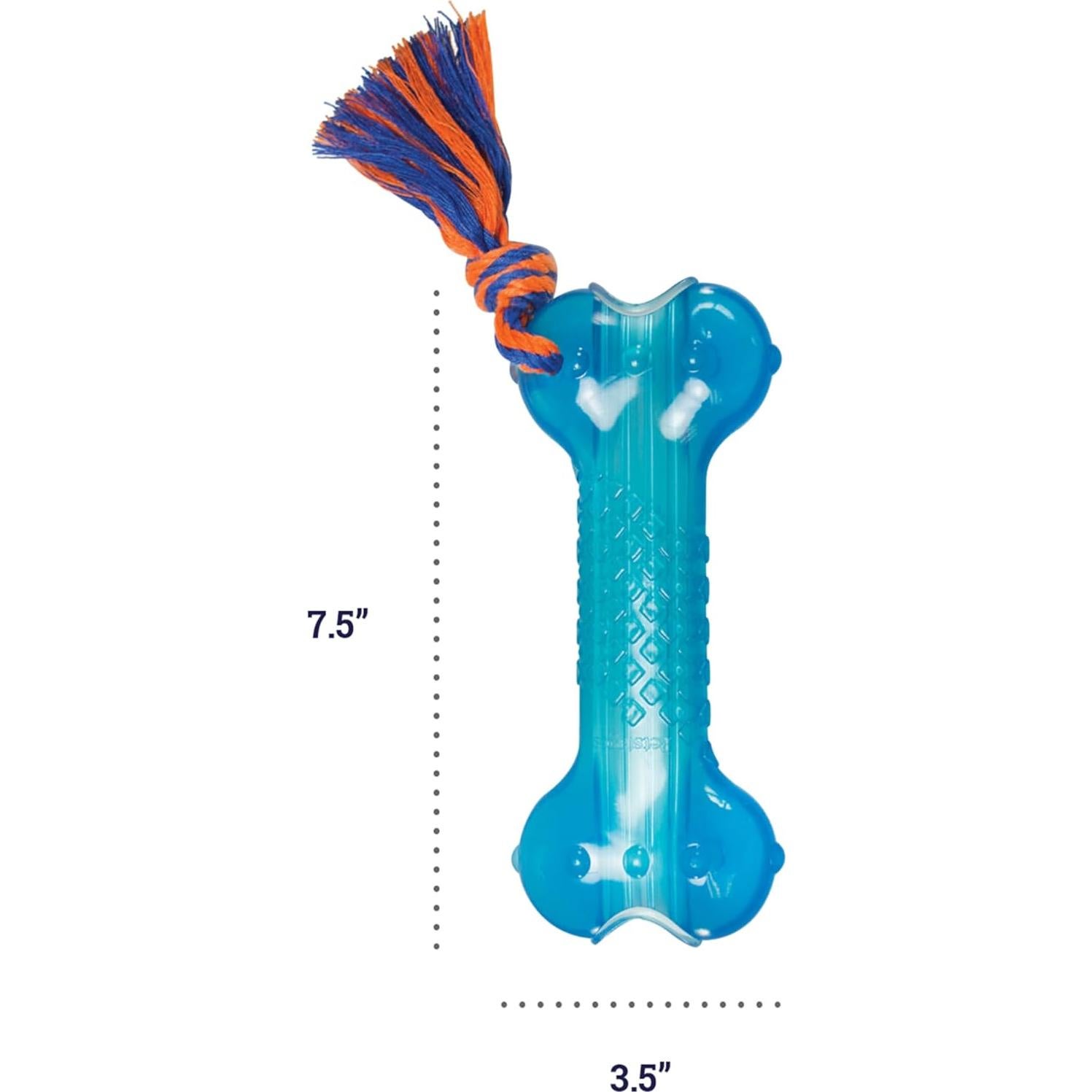 Juguete para Masticar Perro Petstages Orka Bone Azul 19cm