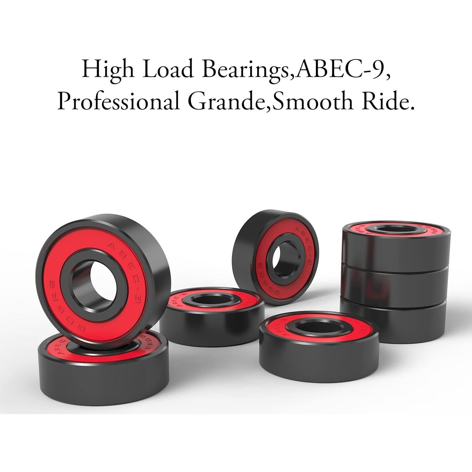 Juego de Skateboard AXDT Ejes 5" Ruedas 60mm Rodamientos ABEC-9