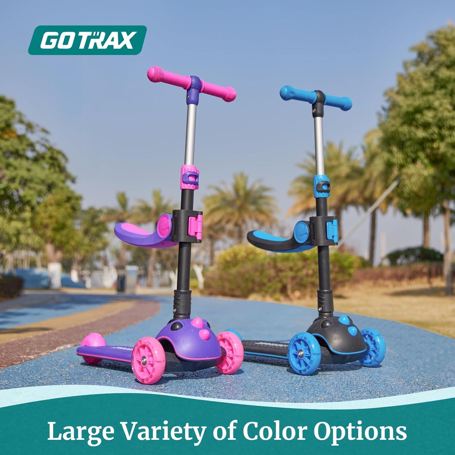 Scooter Plegable Gotrax KS3 Pro para Niños 3 Ruedas LED